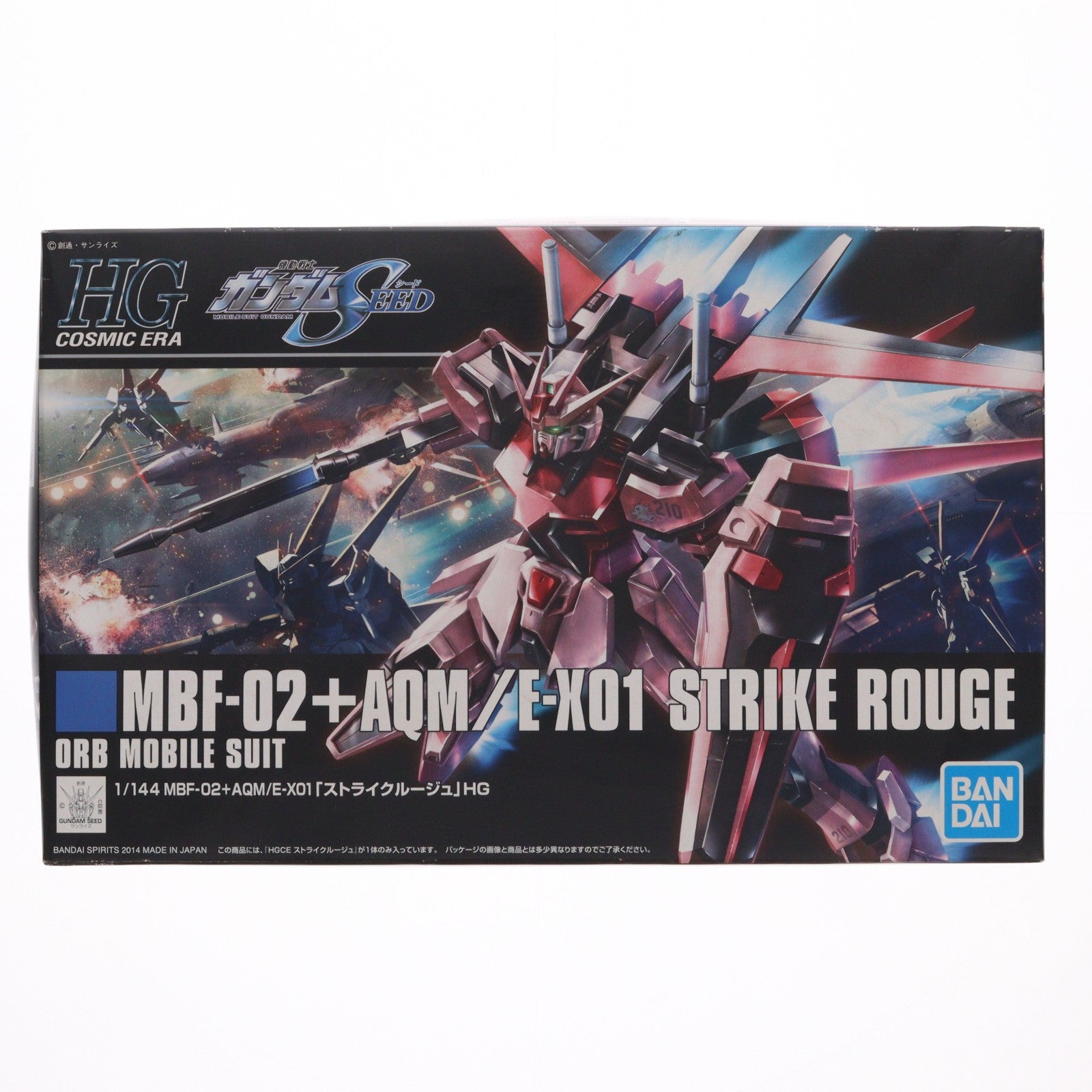 【中古即納】[PTM] (再販) HGCE 1/144 MBF-02+AQM/E-X01 ストライクルージュ 機動戦士ガンダムSEED(シード) プラモデル(0189162) バンダイスピリッツ(20240731)