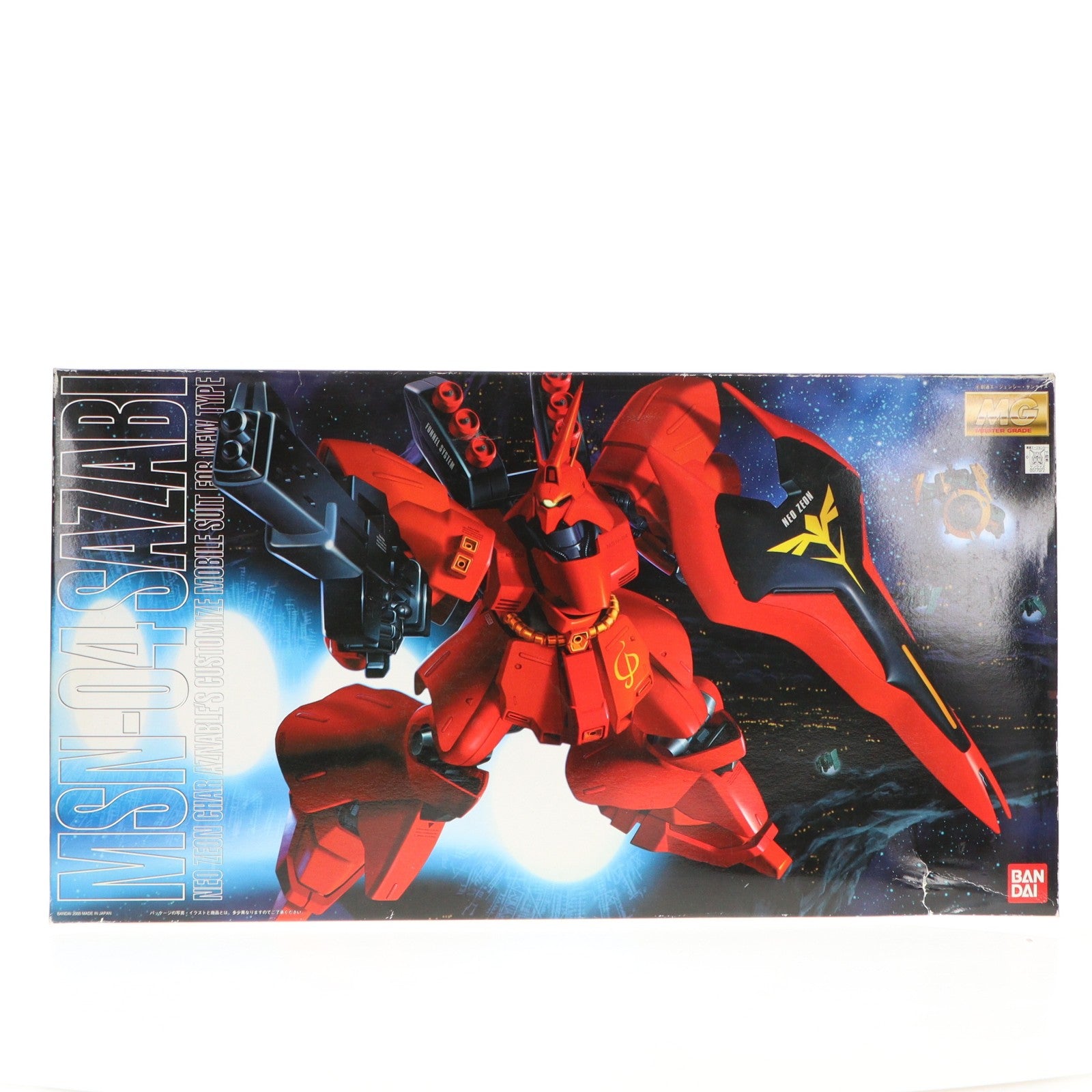【中古即納】[PTM] MG 1/100 MSN-04 サザビー 機動戦士ガンダム 逆襲のシャア プラモデル(0077072) バンダイ(20170802)