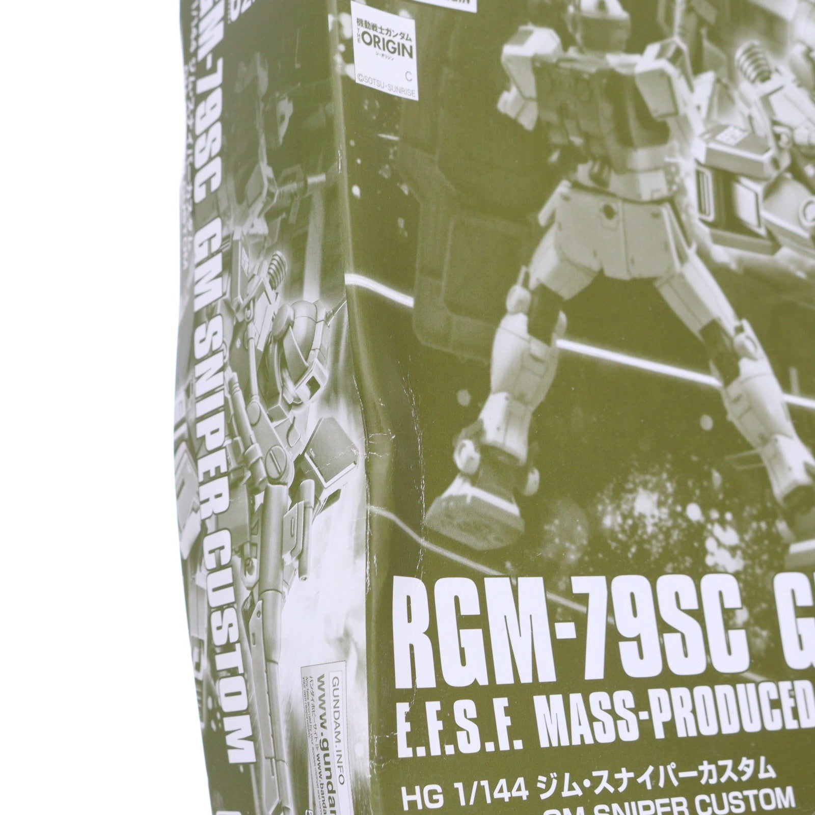 【中古即納】[PTM] プレミアムバンダイ限定 HG 1/144 RGM-79SC ジム・スナイパーカスタム 機動戦士ガンダム THE ORIGIN MSD(ジ・オリジン MDS) プラモデル(5058248) バンダイスピリッツ(20191125)