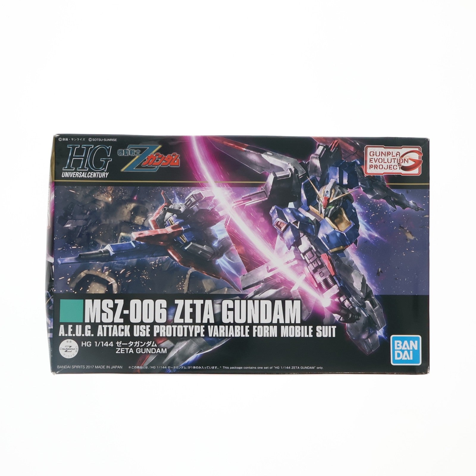 【中古即納】[PTM] HGUC 1/144 MSZ-006 ゼータガンダム GUNPLA EVOLUTION PROJECT 機動戦士Zガンダム プラモデル(5055611) バンダイスピリッツ(20191130)