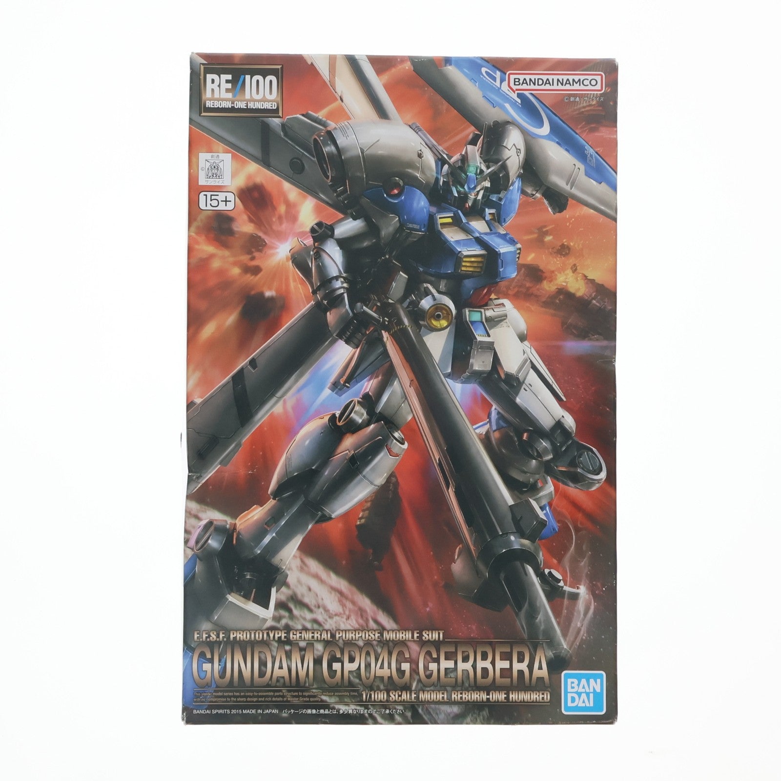 【中古即納】[PTM] RE/100 1/100 ガンダム試作4号機 ガーベラ 機動戦士ガンダム0083 STARDUST MEMORY(スターダストメモリー) プラモデル(5066733) バンダイスピリッツ(20240520)
