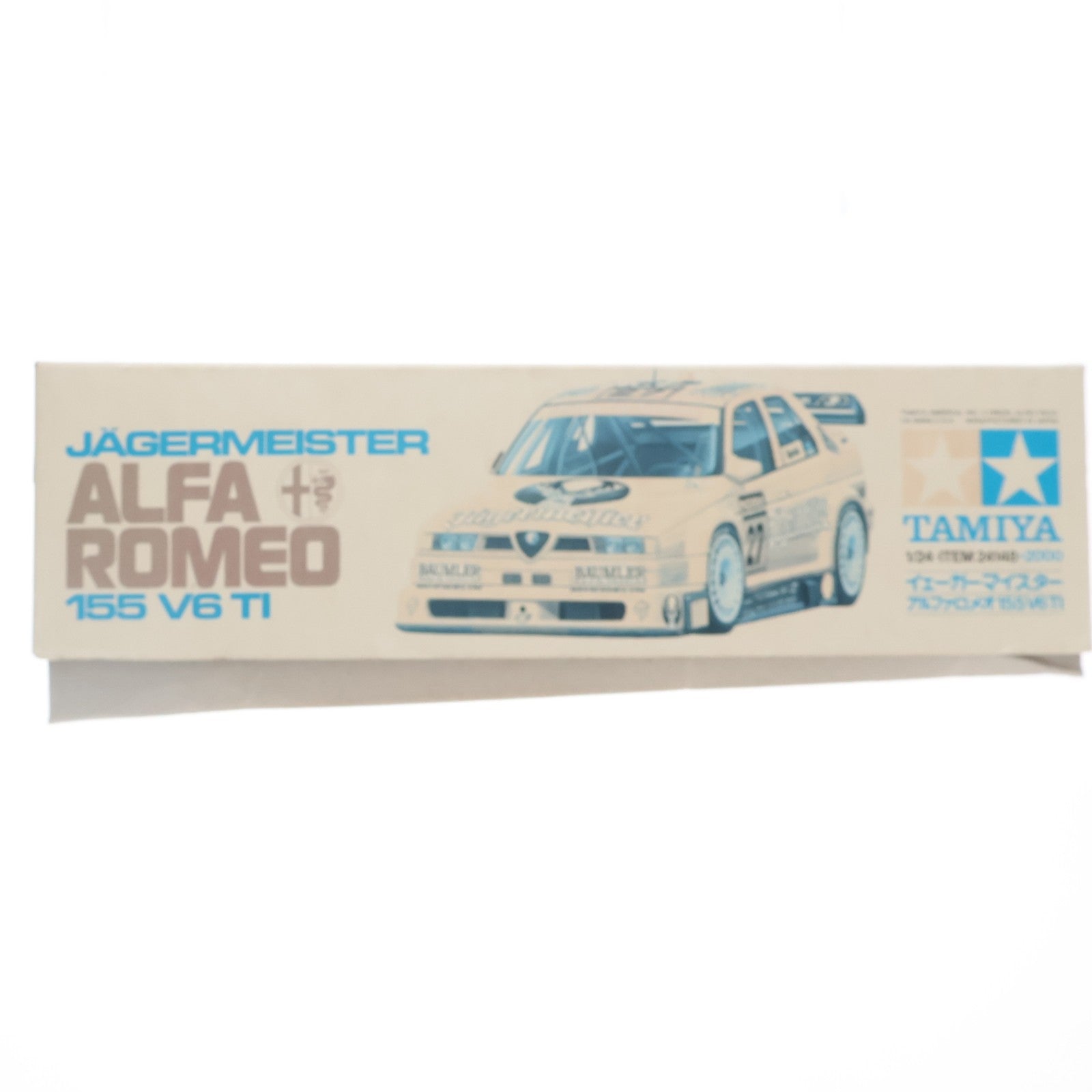 【中古即納】[PTM] スポーツカーシリーズ No.148 1/24 イェーガー マイスター アルファロメオ 155 V6 TI ディスプレイモデル プラモデル(24148) タミヤ(20151231)