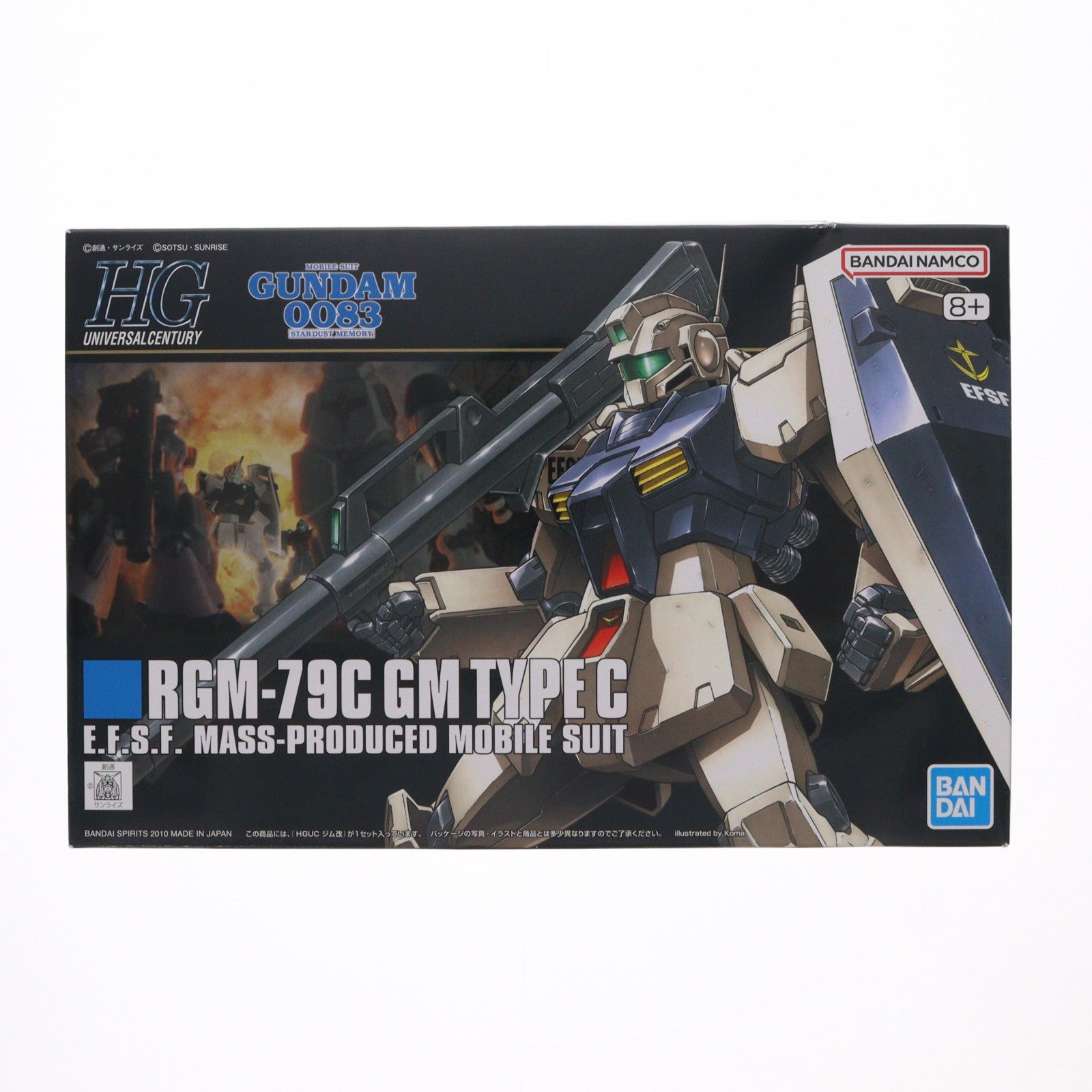 【中古即納】[PTM] (再販) HGUC 1/144 RGM-79C ジム改 機動戦士ガンダム0083 STARDUST MEMORY(スターダストメモリー) プラモデル(5059163) バンダイスピリッツ(20250827)