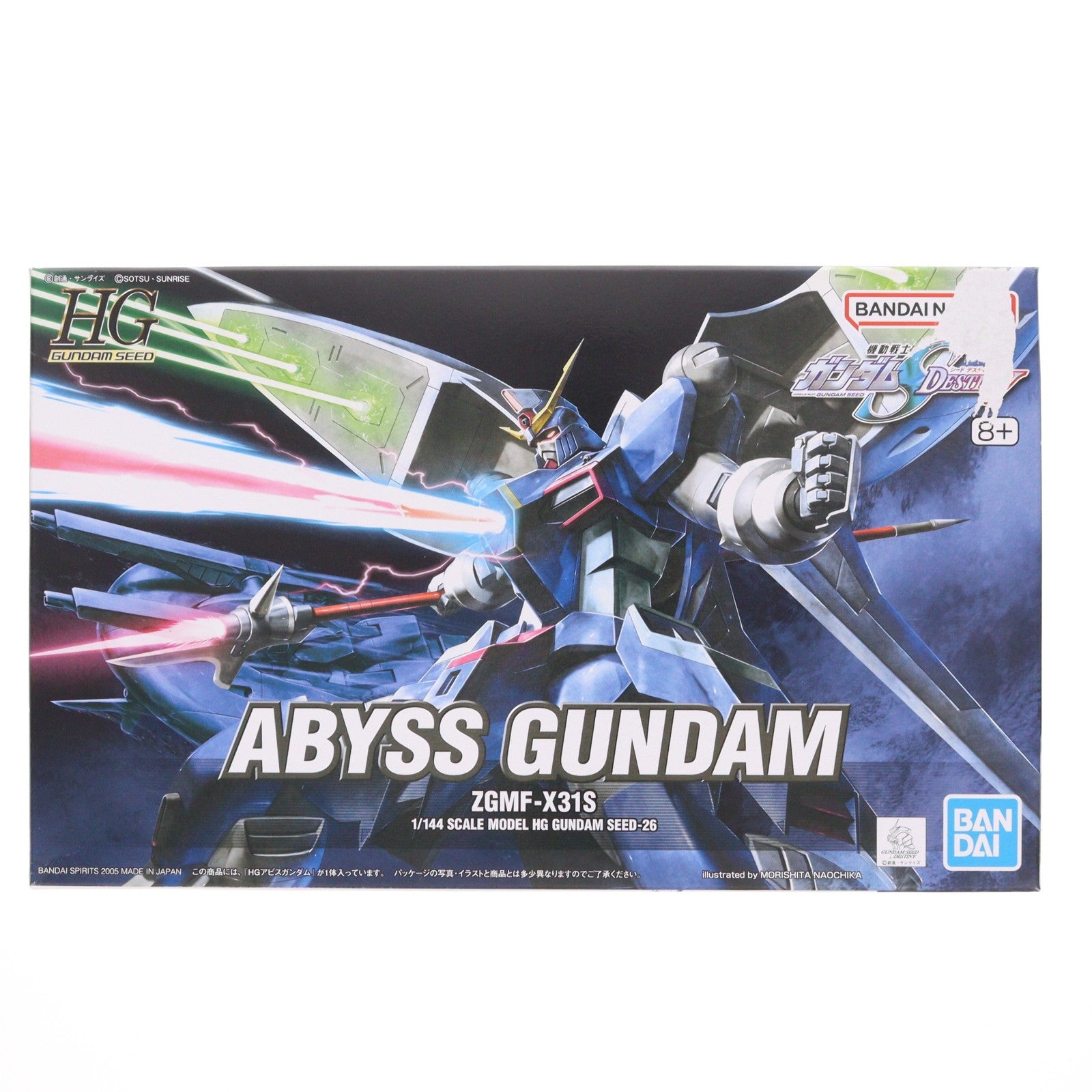 【中古即納】[PTM] HG 1/144 ZGMF-X31S アビスガンダム 機動戦士ガンダムSEED DESTINY(シード デスティニー) プラモデル(5066144) バンダイスピリッツ(20231220)