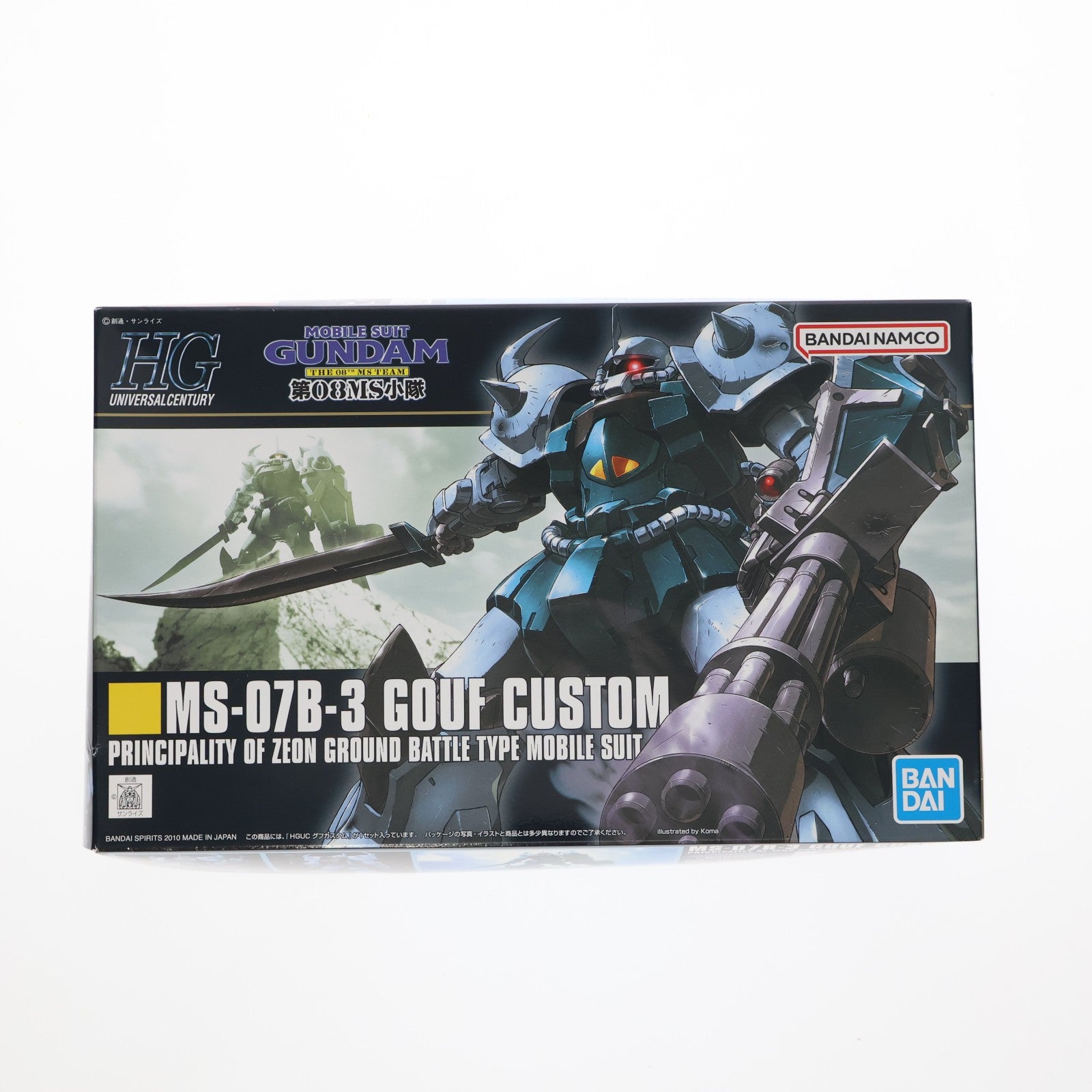 【中古即納】[PTM] HGUC 1/144 グフカスタム 機動戦士ガンダム 第08MS小隊 プラモデル(5059165) バンダイスピリッツ(20201023)