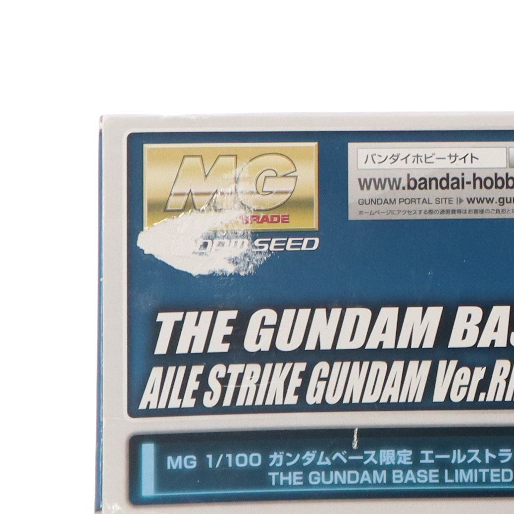 【中古即納】[PTM] MG 1/100 GAT-X105+AQM/E-X01 エールストライクガンダム Ver.RM クリアカラー 機動戦士ガンダムSEED(シード) プラモデル ガンダムベース限定(0218626) バンダイ(20170831)
