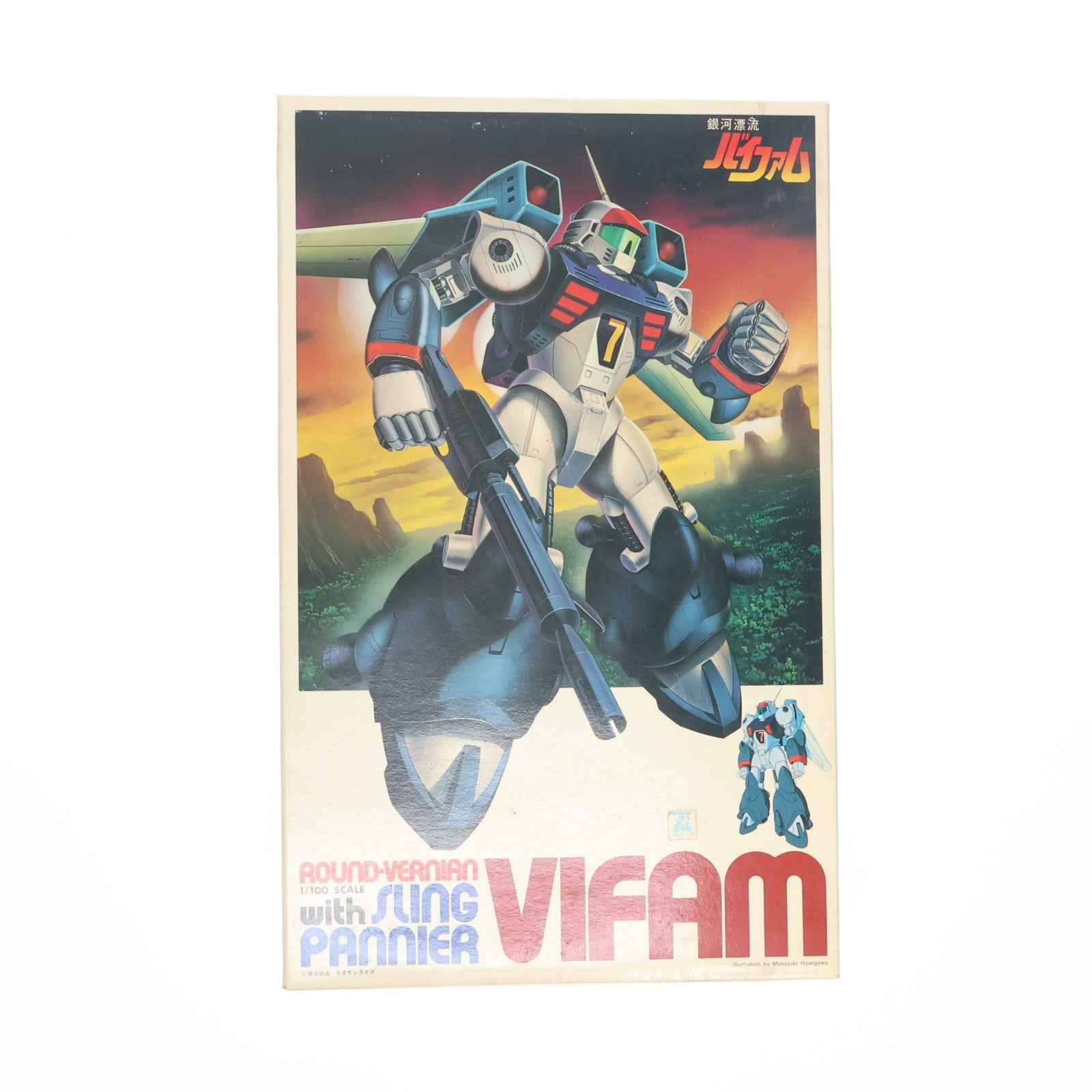 【中古即納】[PTM] (JAN無し版) 1/100 スリング・パニアー装備型 バイファム 銀河漂流バイファム シリーズNo.19 プラモデル(0501428) バンダイ(19991231)