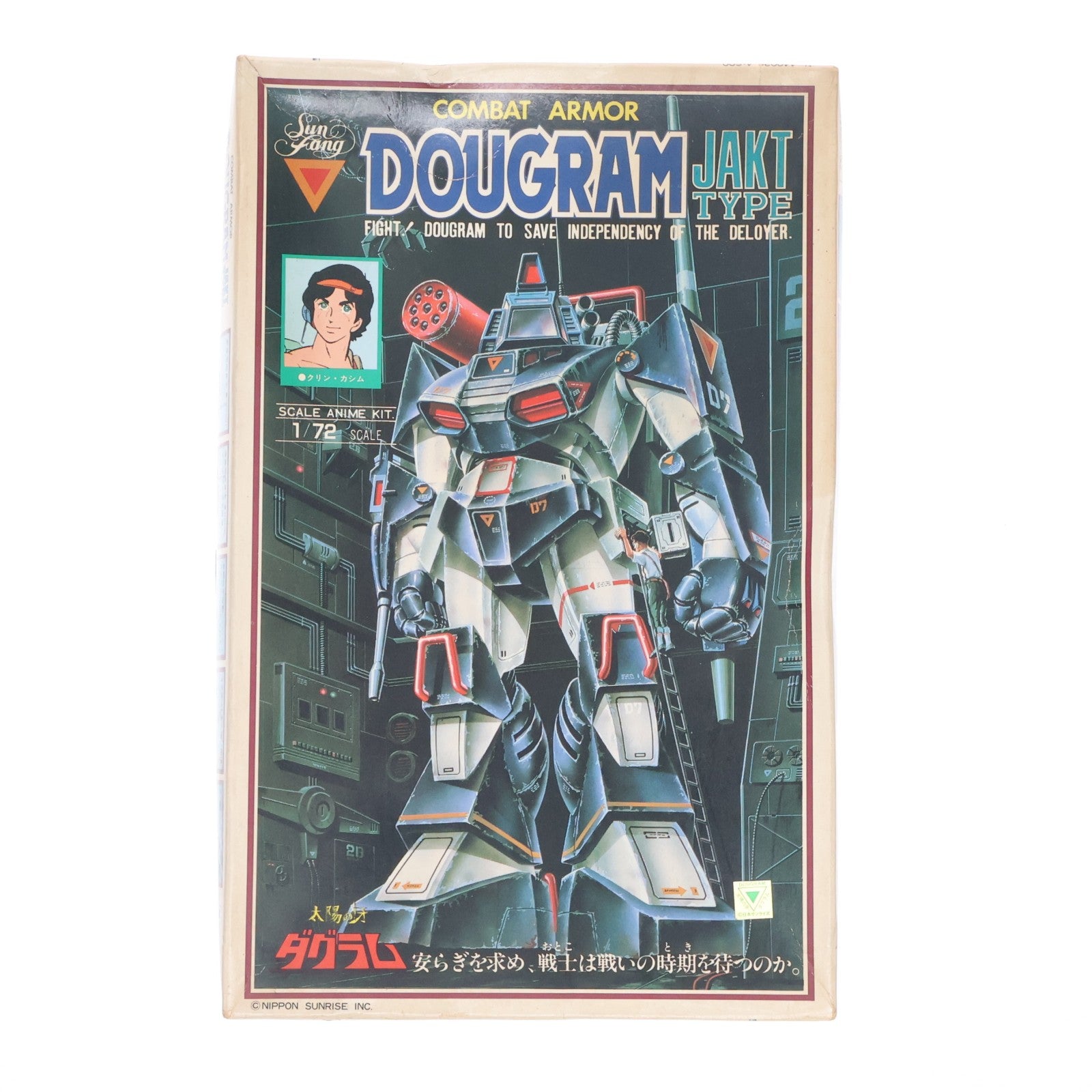 【中古即納】[PTM] 1/72 コンバットアーマー ダグラム ミサイルポッド装着タイプ 太陽の牙ダグラム シリーズ No.12 プラモデル(440026-4) タカラ(19991231)