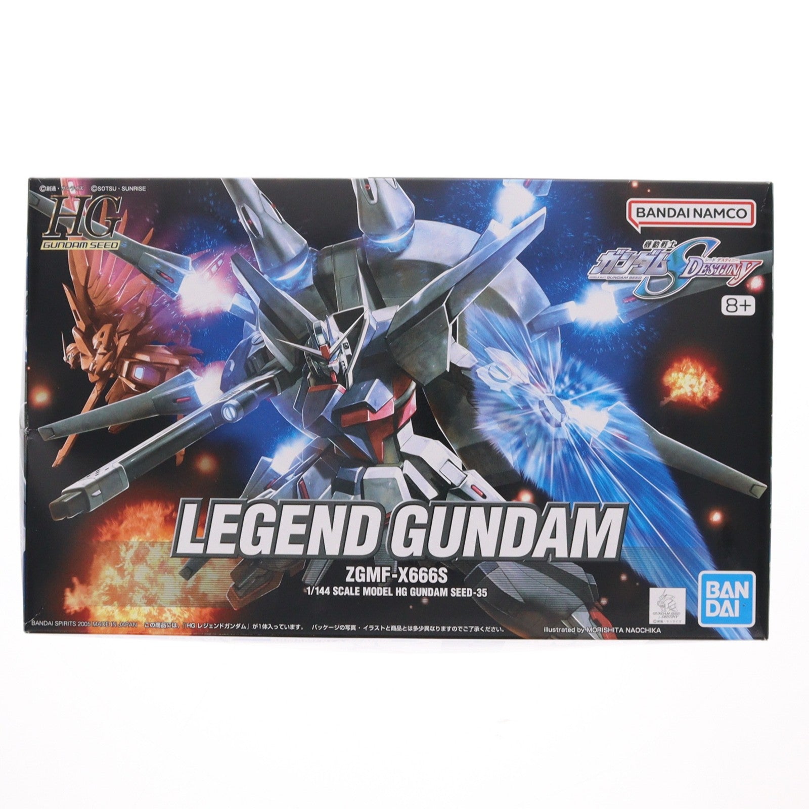 【中古即納】[PTM] HG 1/144 ZGMF-X666S レジェンドガンダム 機動戦士ガンダムSEED DESTINY(シード デスティニー) プラモデル(5055718) バンダイスピリッツ(20200916)