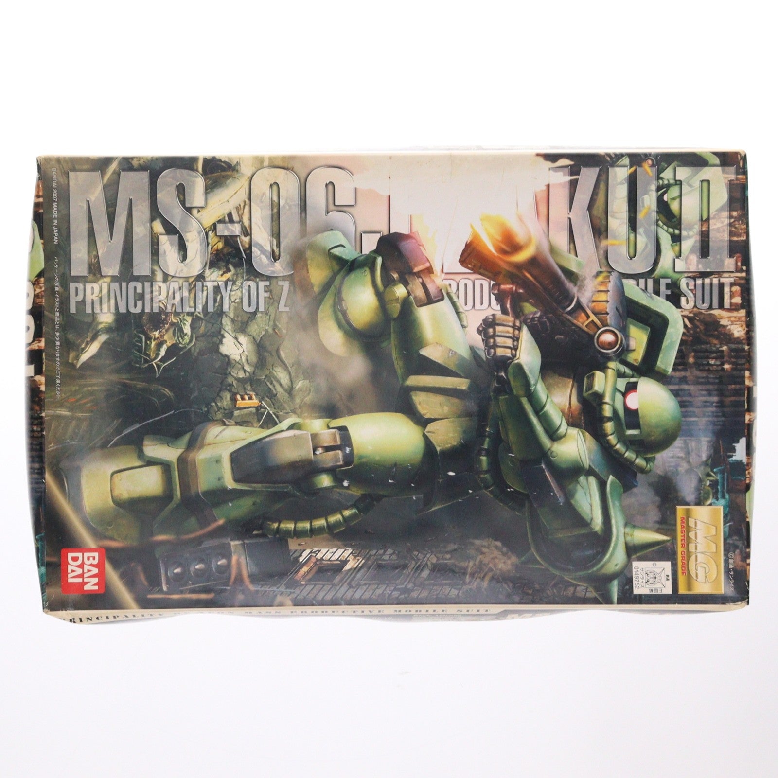 【中古即納】[PTM] MG 1/100 MS-06J ザクII Ver.2.0 機動戦士ガンダム プラモデル(0149252) バンダイ(20180327)