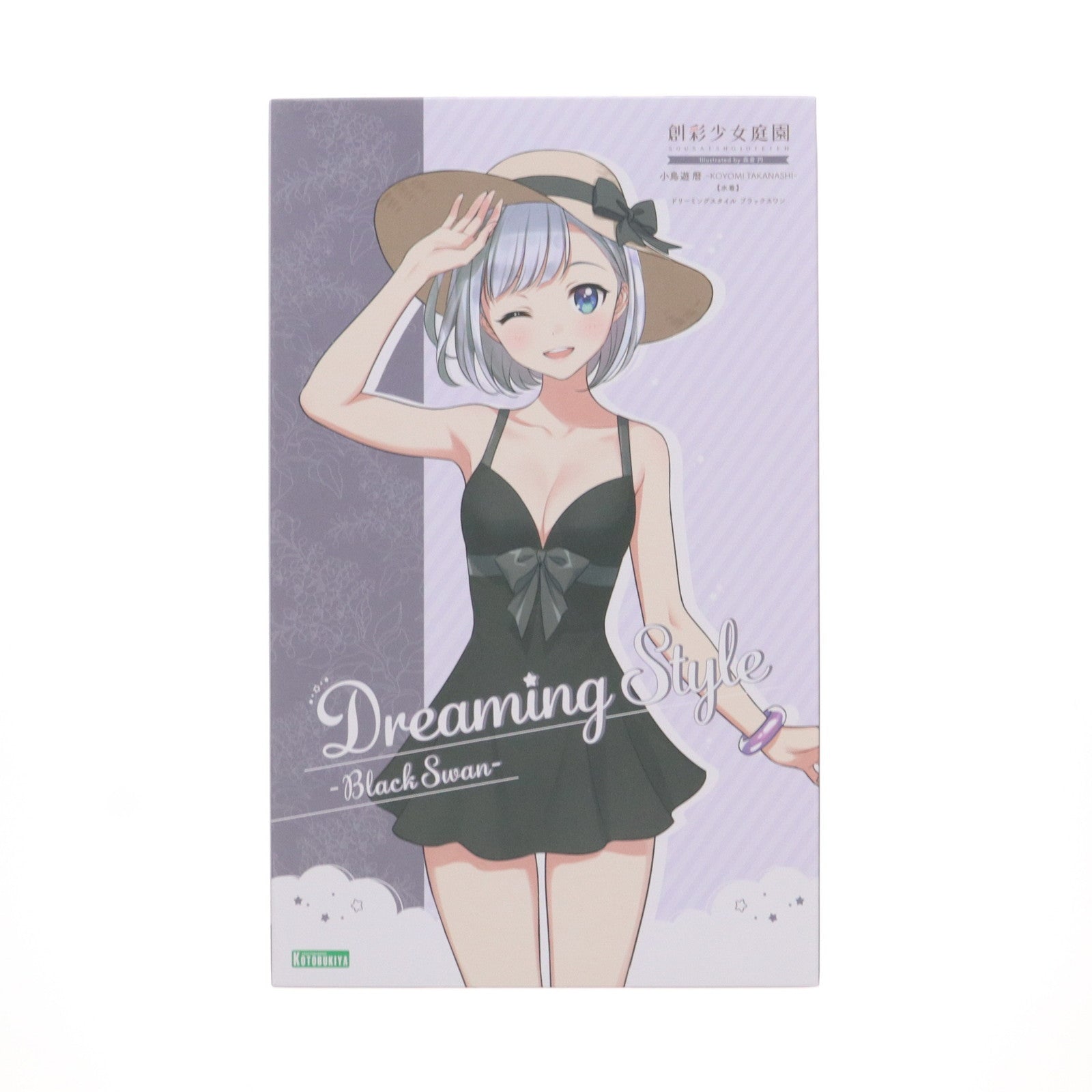 【中古即納】[PTM] 背景シート付属 コトブキヤショップ限定 創彩少女庭園 1/10 小鳥遊暦(水着)(たかなしこよみ) ドリーミングスタイル ブラックスワン プラモデル(JK033) コトブキヤ(20230731)