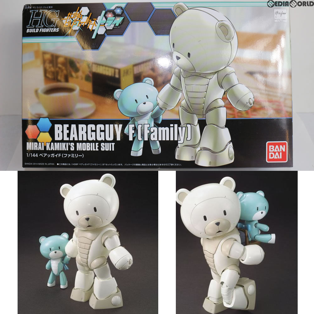 【中古即納】[PTM] HGBF 1/144 ベアッガイF(ファミリー) ガンダムビルドファイターズトライ プラモデル(0194360) バンダイ(20141130)