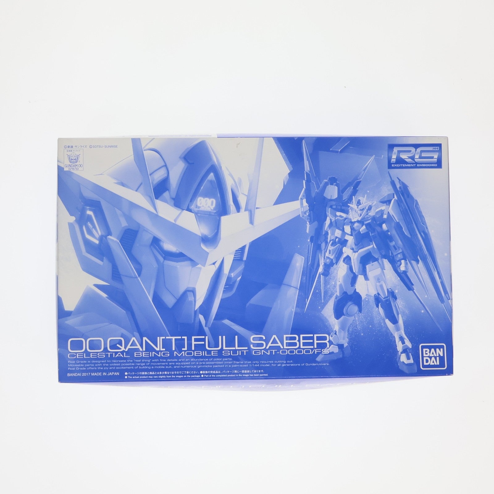 【中古即納】[PTM] プレミアムバンダイ限定 RG 1/144 GNT-0000/FS ダブルオークアンタ フルセイバー 機動戦士ガンダム00V(ダブルオーブイ)戦記 プラモデル(0216733) バンダイ(20170430)
