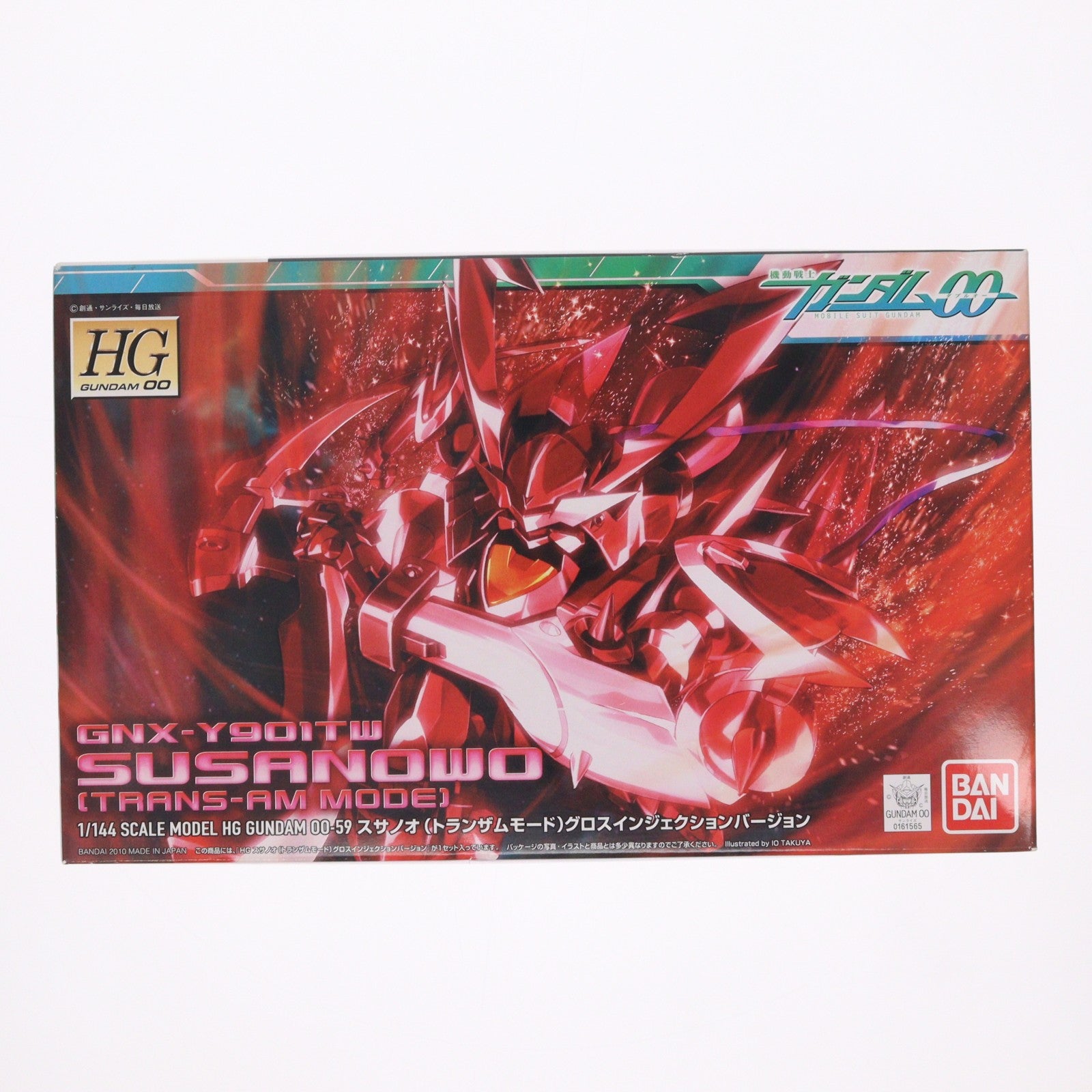 【中古即納】[PTM] HG 1/144 GNX-Y901TW スサノオ(トランザムモード) グロスインジェクションバージョン 機動戦士ガンダム00(ダブルオー) シリーズNo.59 プラモデル(0161565) バンダイ(20100110)