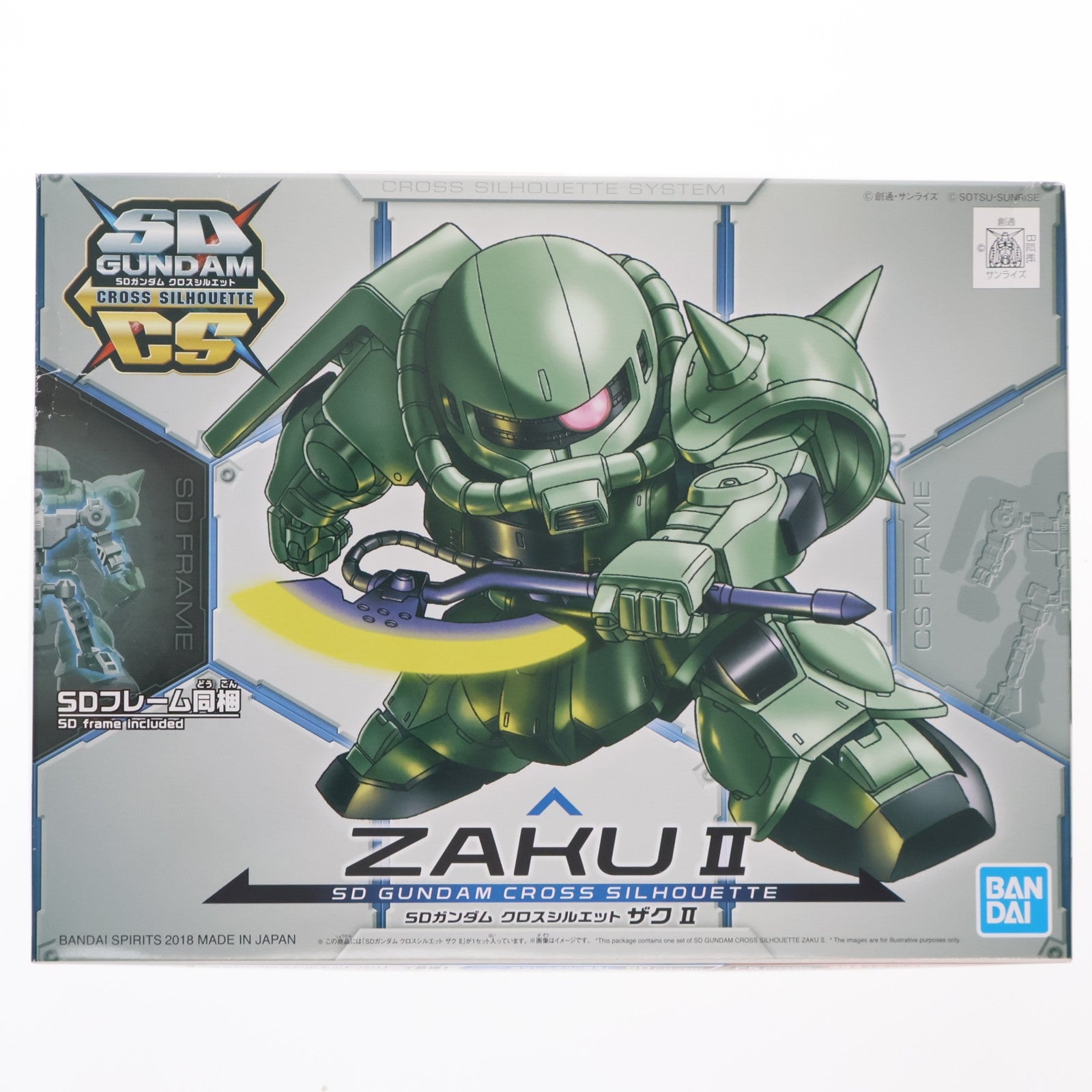 【中古即納】[PTM] SDガンダム クロスシルエット MS-06F ザクII 機動戦士ガンダム プラモデル(5059571) バンダイスピリッツ(20241031)