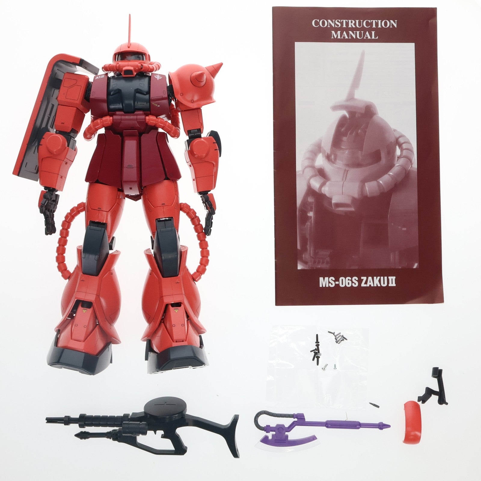 【中古即納】[PTM] PG 1/60 MS-06S シャア専用ザクII 機動戦士ガンダム プラモデル(0071870) バンダイ(19991231)