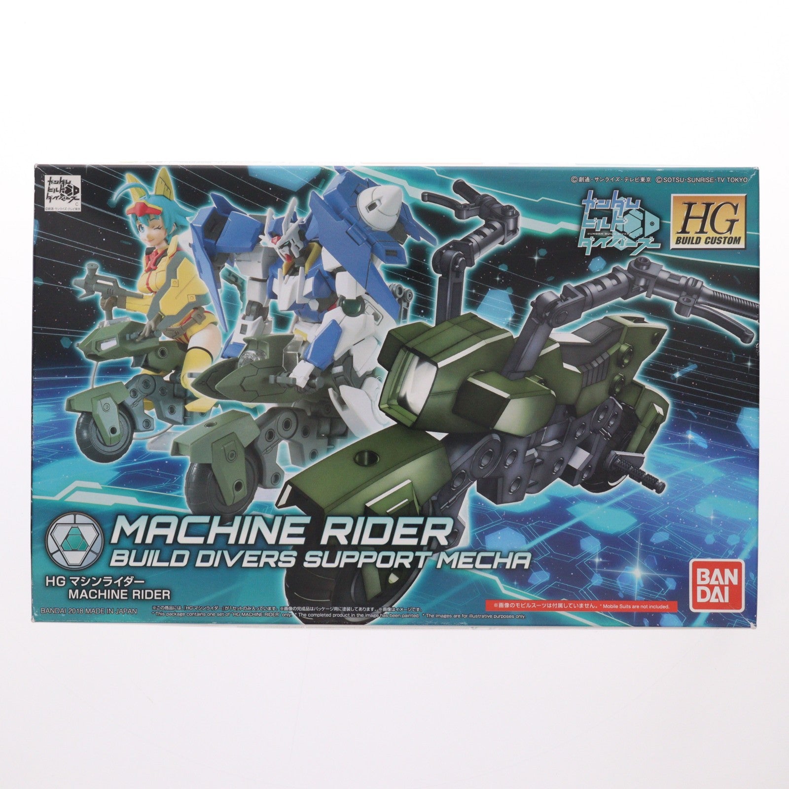【中古即納】[PTM] HGBC 1/144 マシンライダー ガンダムビルドダイバーズ プラモデル バンダイ(20180825)