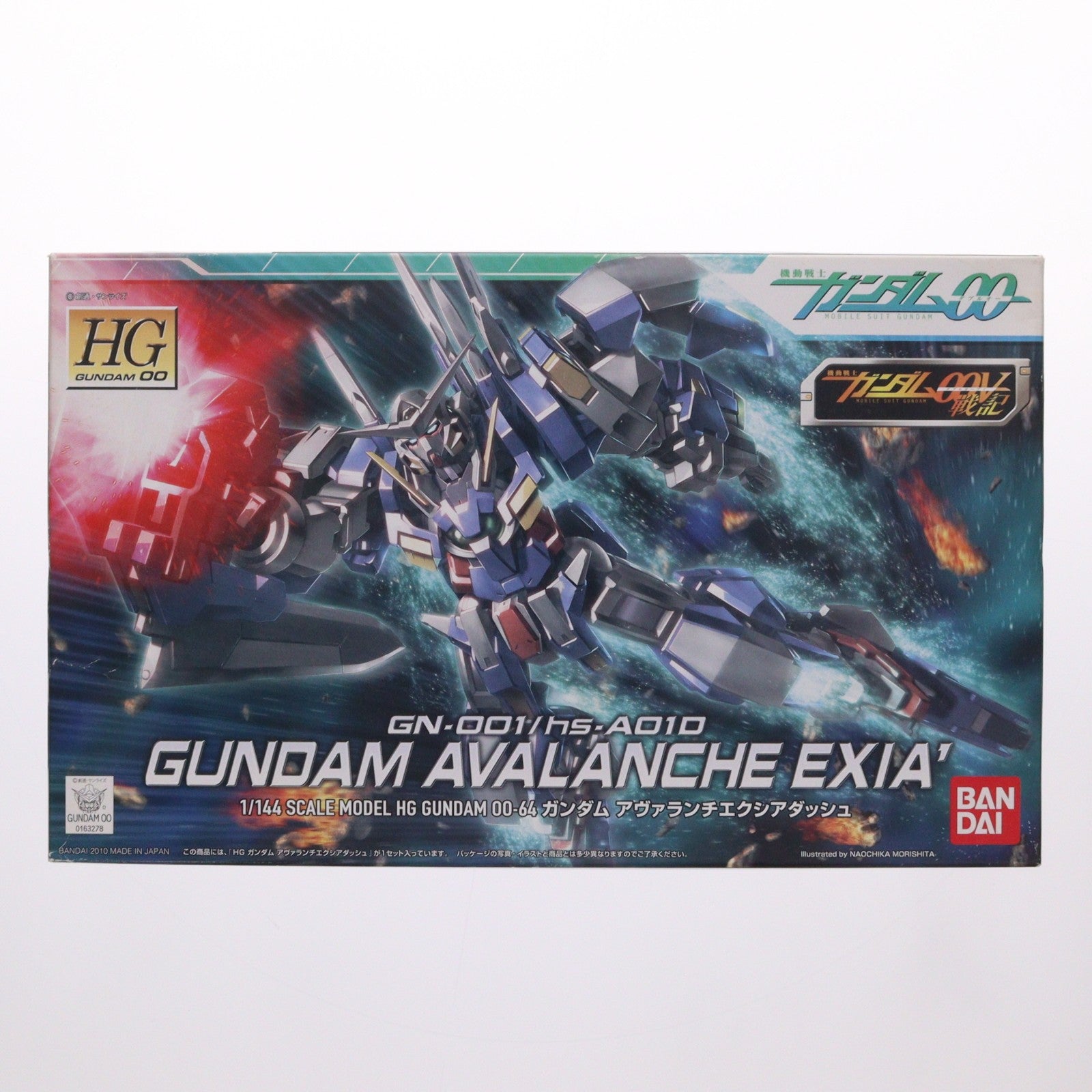 【中古即納】[PTM] HG 1/144 GN-001/hs-A010 ガンダム アヴァランチエクシアダッシュ 機動戦士ガンダム00V(ダブルオーブイ)戦記 プラモデル(0163278) バンダイ(20181109)