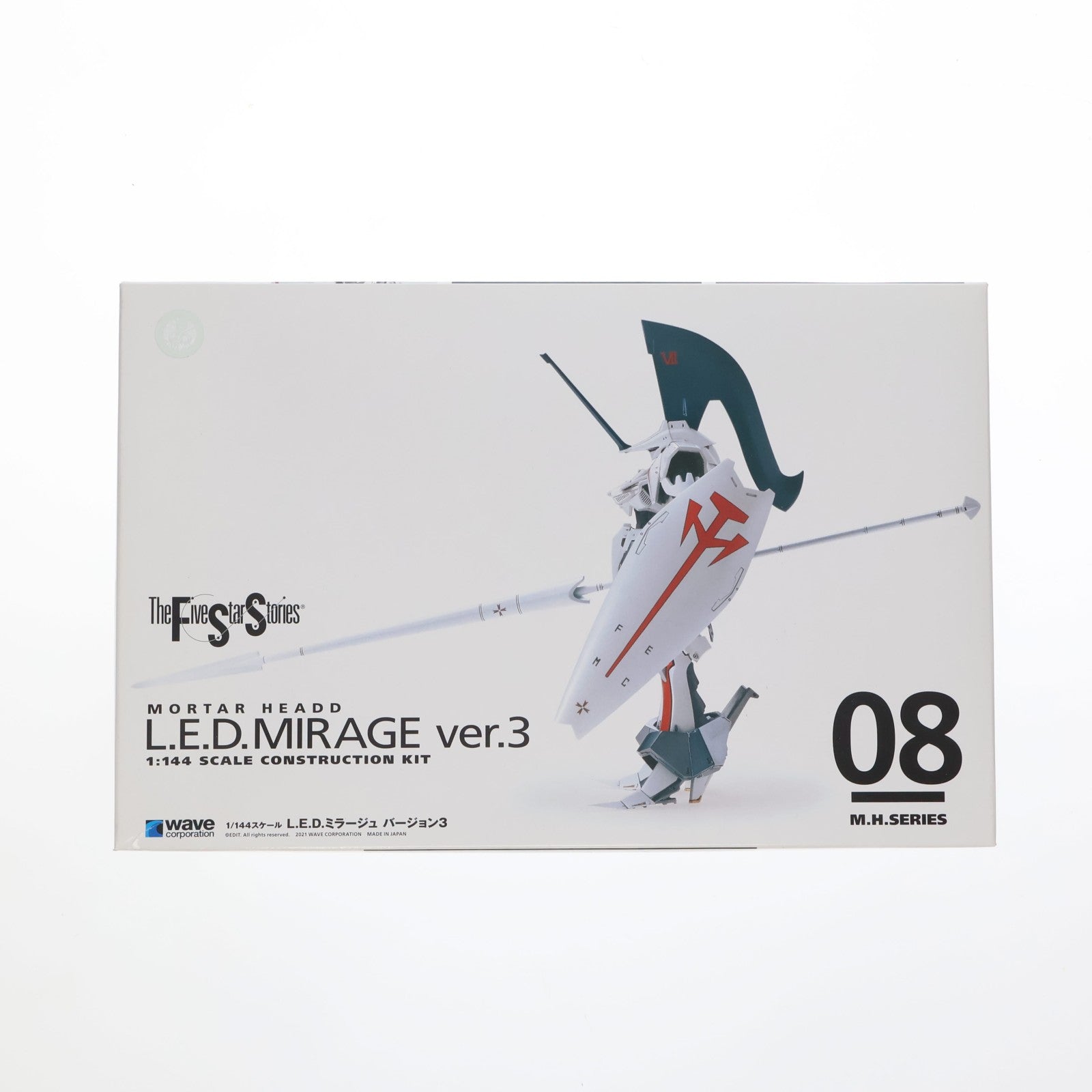 【中古即納】[PTM] (再販) 1/144 レッドミラージュ Ver.3 ファイブスター物語 プラモデル(FS-103) ウェーブ(WAVE)(20220131)