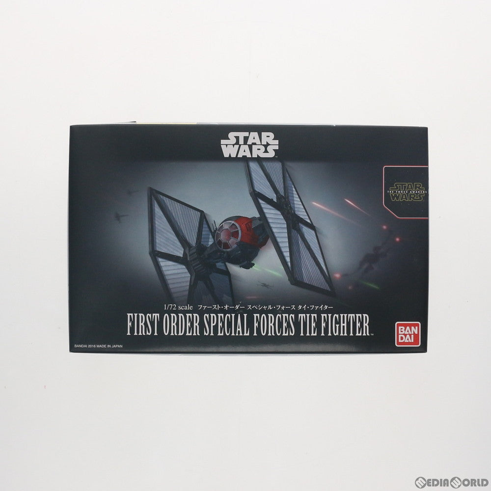 【中古即納】[PTM] 1/72 ファースト・オーダー スペシャル・フォース タイ・ファイター STAR WARS(スター・ウォーズ)/フォースの覚醒 プラモデル バンダイ(20160130)