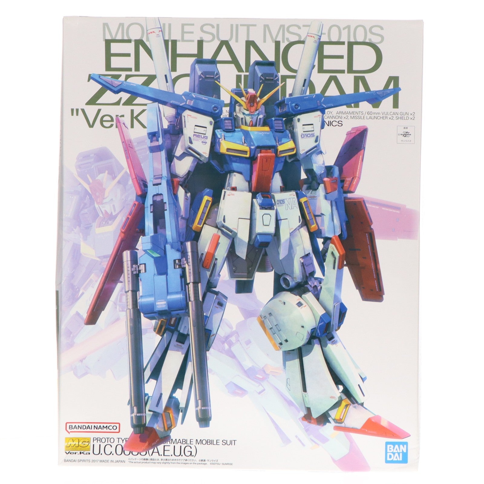 【中古即納】[PTM] プレミアムバンダイ限定 MG 1/100 MSZ-010S 強化型ダブルゼータガンダム Ver.Ka 機動戦士ガンダムZZ(ダブルゼータ) プラモデル(5064225) バンダイスピリッツ(20221122)