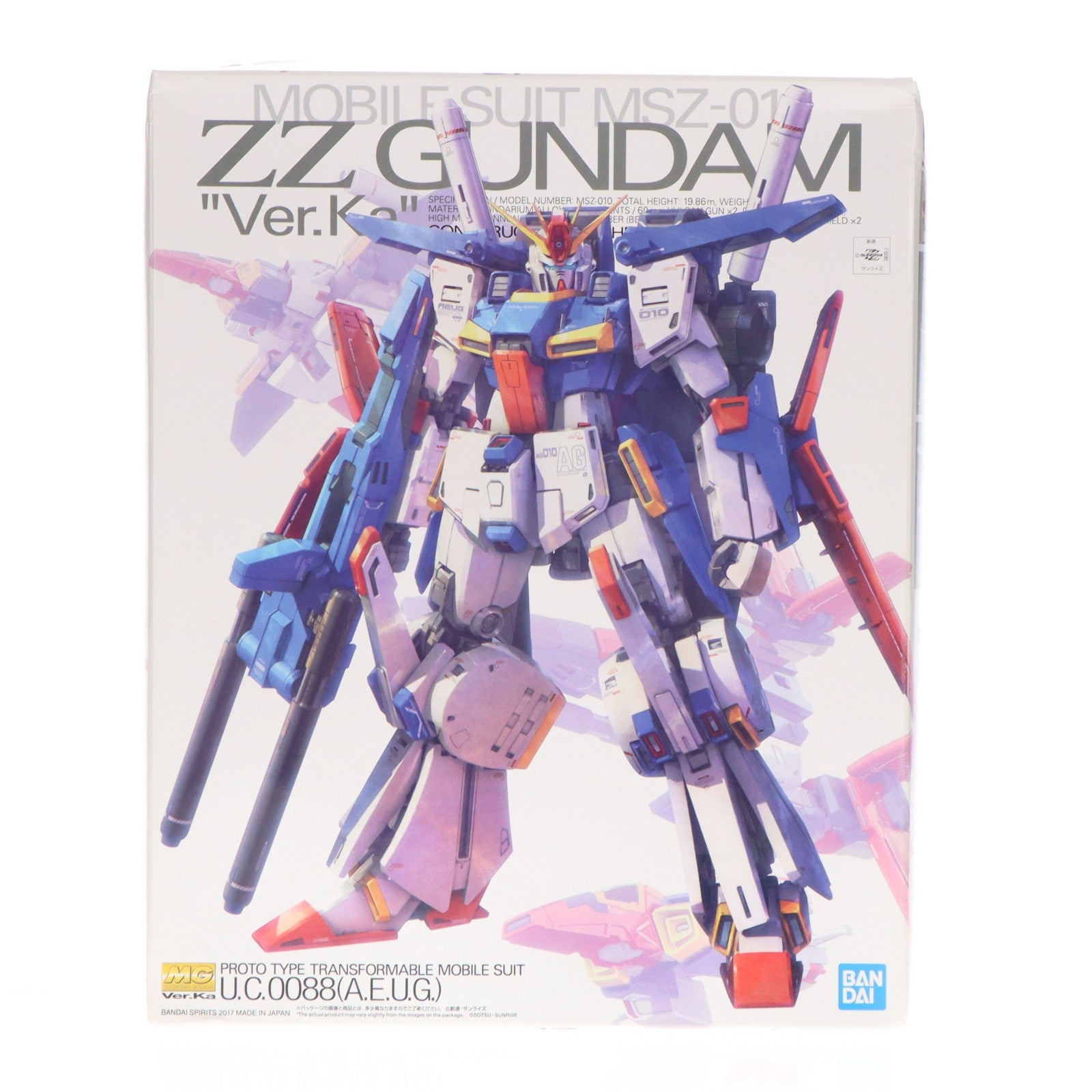 【中古即納】[PTM] (再販) MG 1/100 MSZ-010 ダブルゼータガンダム Ver.Ka 機動戦士ガンダムZZ(ダブルゼータ) プラモデル(5063151) バンダイスピリッツ(20251129)