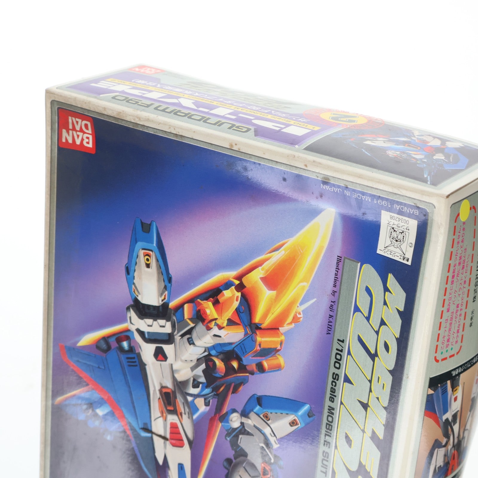 【中古即納】[PTM] 1/100 ガンダムF90 Pタイプ(大気圏突入仕様) 機動戦士ガンダムF90 プラモデル バンダイ(20180228)