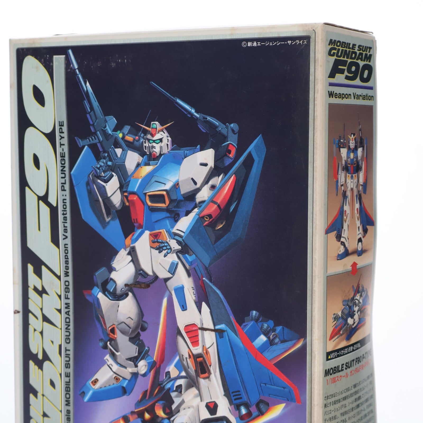 【中古即納】[PTM] 1/100 ガンダムF90 Pタイプ(大気圏突入仕様) 機動戦士ガンダムF90 プラモデル バンダイ(20180228)