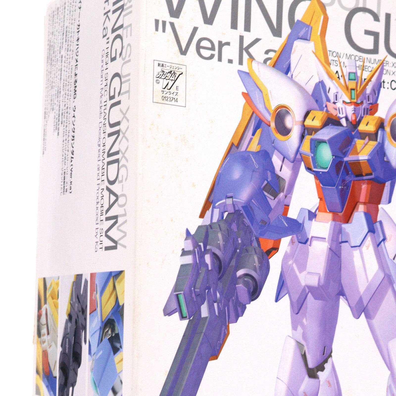 【中古即納】[PTM] MG 1/100 XXXG-01W ウイングガンダム(Ver.Ka) 新機動戦記ガンダムW(ウイング) プラモデル(0123714) バンダイ(20040331)