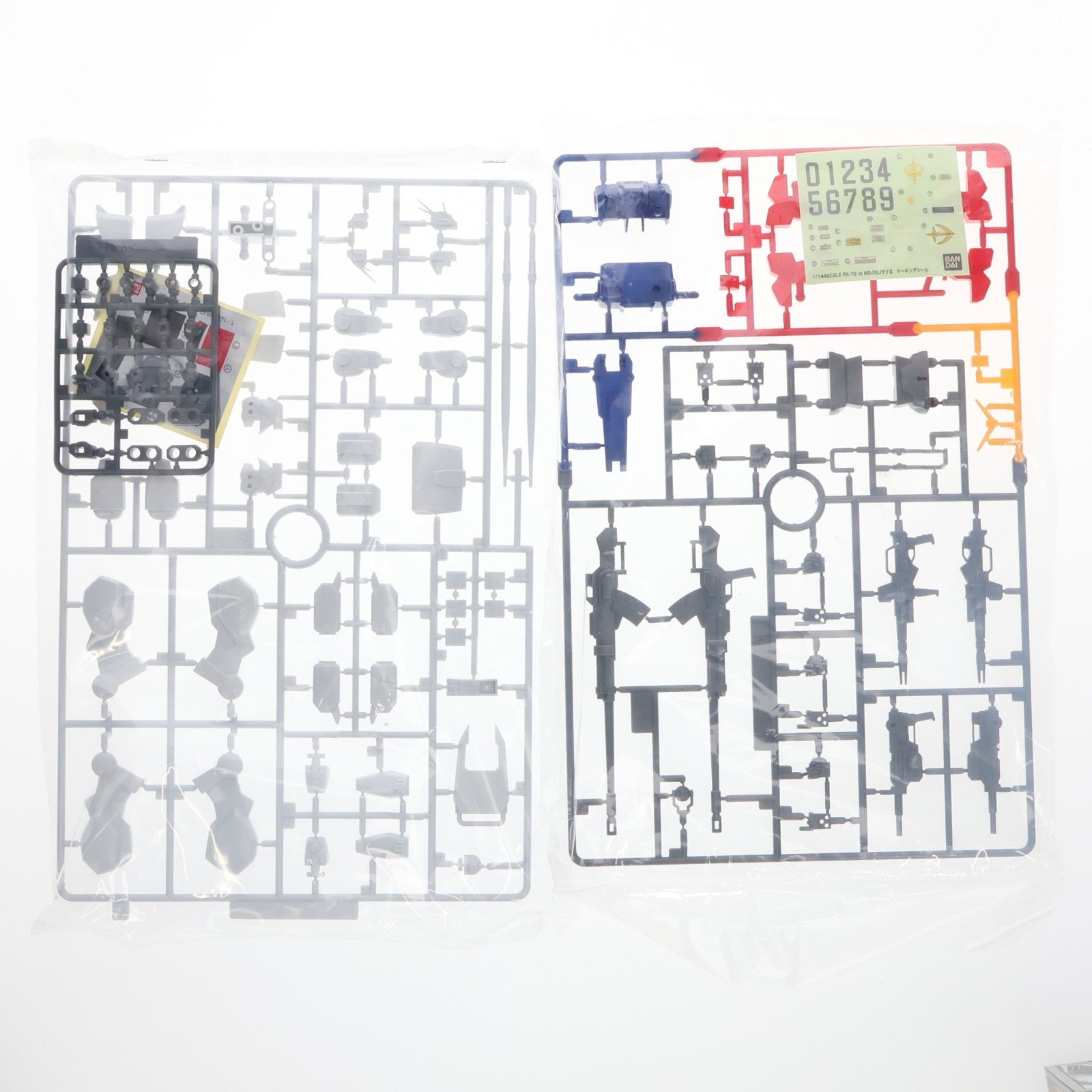 【中古即納】[PTM] HG 1/144 RX-79[G] 陸戦型ガンダム vs MS-06J ザクII 機動戦士ガンダム 第08MS小隊 プラモデル(0052672) バンダイ(20170127)