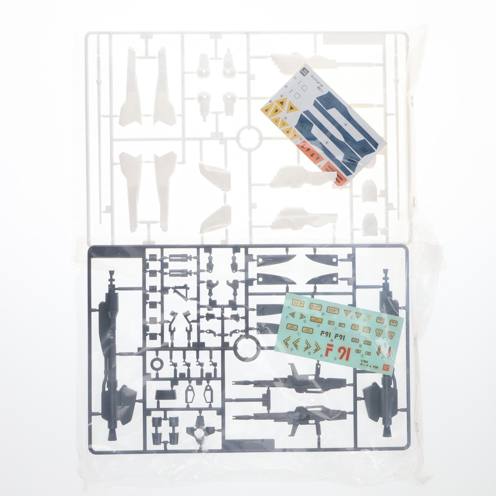 【中古即納】[PTM] 1/100 F91 ガンダムF91 機動戦士ガンダムF91 プラモデル(0032347) バンダイ(20180228)
