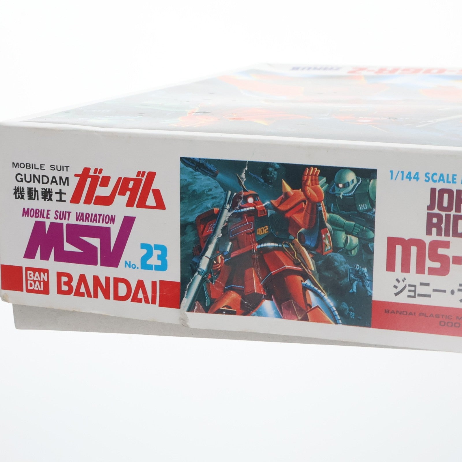 【中古即納】[PTM] 1/144 MSV バリエーション No.23 MS-06R-2 ザクIIジョニーライデン少佐機 機動戦士ガンダム MSV プラモデル バンダイ(19840229)