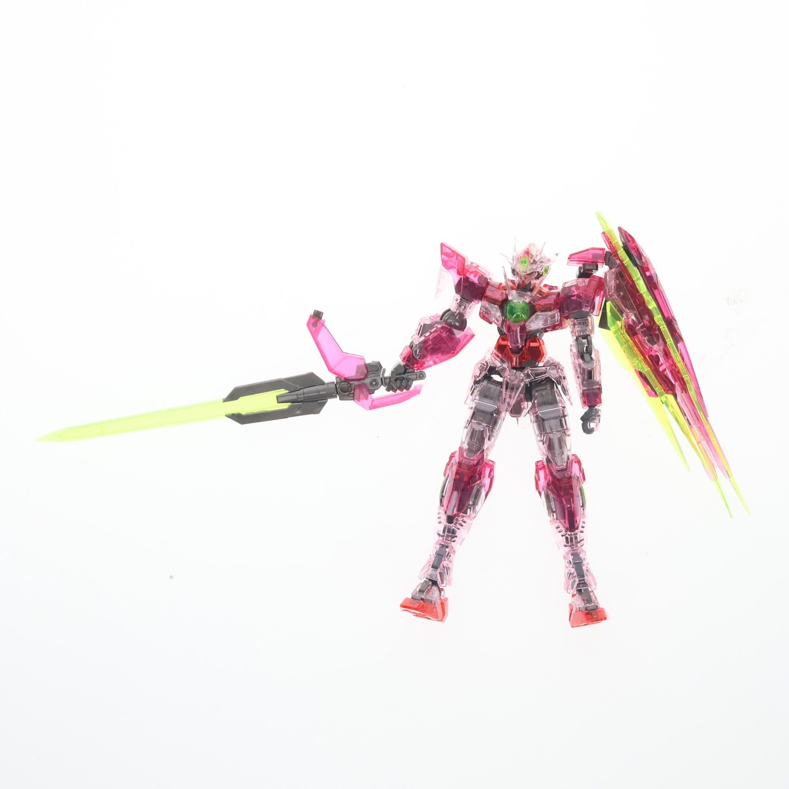 【中古即納】[PTM] ガンダムベース限定 RG 1/144 GNT-0000/FS ダブルオークアンタフルセイバー(トランザムクリア) 機動戦士ガンダム00V(ダブルオーブイ)戦記 プラモデル(5058909) バンダイスピリッツ(20191130)