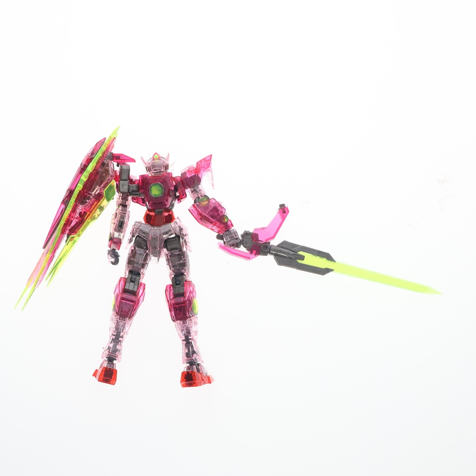 【中古即納】[PTM] ガンダムベース限定 RG 1/144 GNT-0000/FS ダブルオークアンタフルセイバー(トランザムクリア) 機動戦士ガンダム00V(ダブルオーブイ)戦記 プラモデル(5058909) バンダイスピリッツ(20191130)