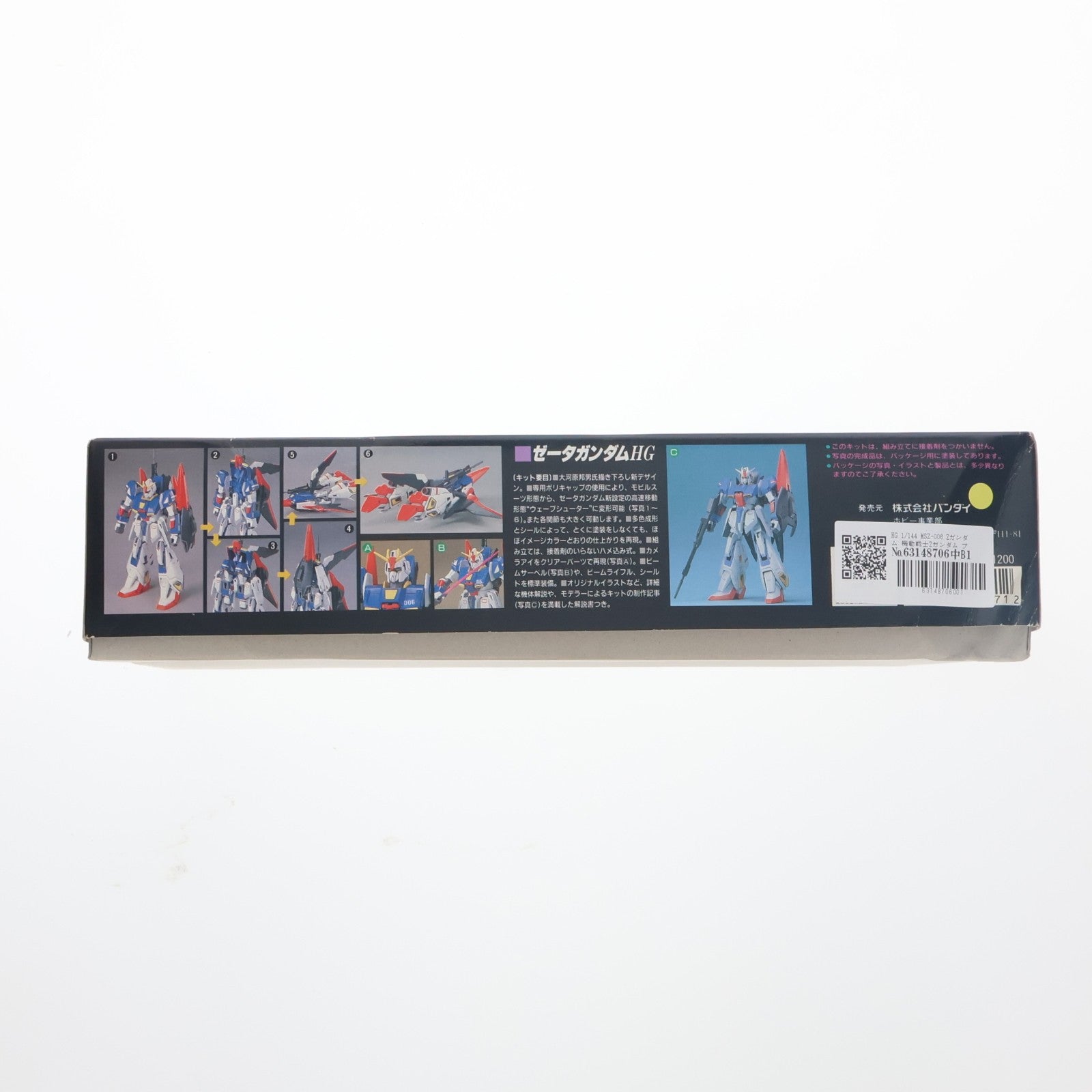 【中古即納】[PTM] HG 1/144 MSZ-006 Zガンダム 機動戦士Zガンダム プラモデル(0029771) バンダイ(19940131)