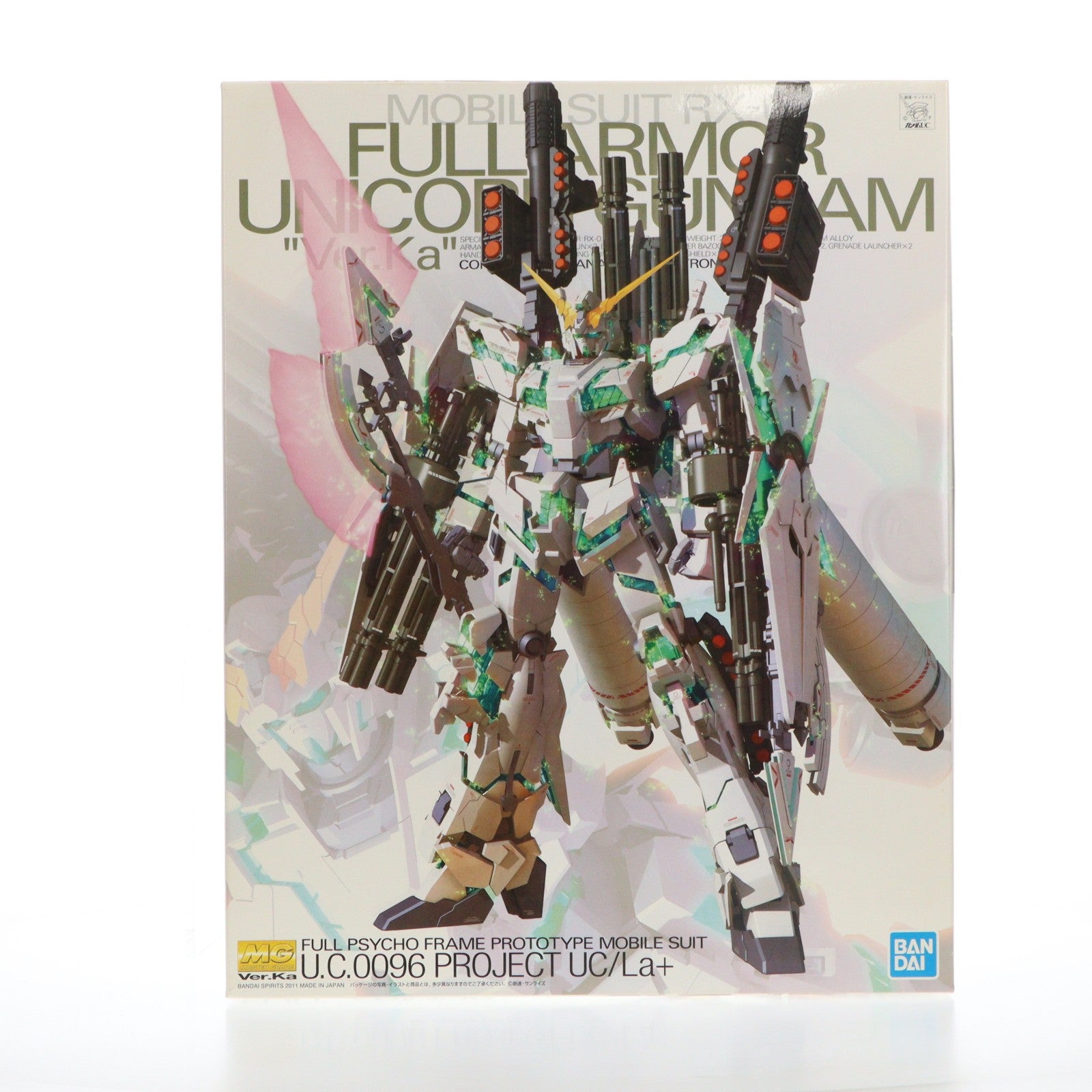 【中古即納】[PTM] (再販) MG 1/100 RX-0 フルアーマーユニコーンガンダム Ver.Ka 機動戦士ガンダムUC(ユニコーン) プラモデル(5061589) バンダイスピリッツ(20250417)
