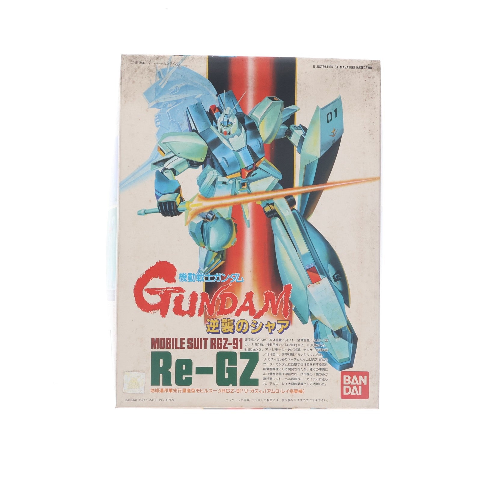 【中古即納】[PTM] 1/144 Re-GZ リ・ガズィ 機動戦士ガンダム 逆襲のシャア プラモデル(0010421) バンダイ(20180724)