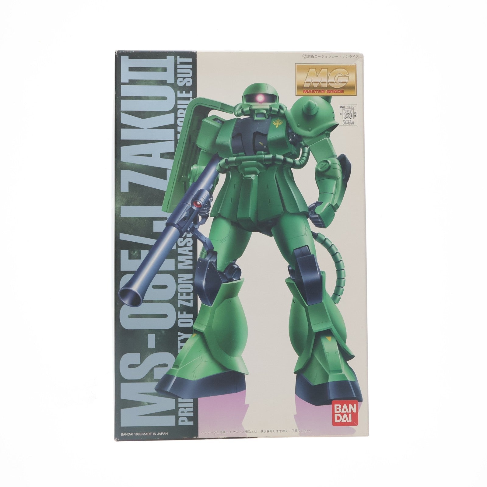 【中古即納】[PTM] MG 1/100 MS-06F/J ザクII コーティングバージョン 機動戦士ガンダム プラモデル(0074898) バンダイ(20000131)