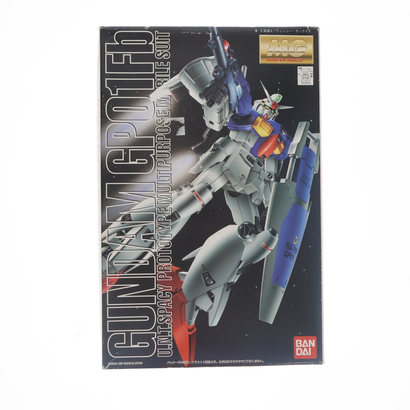 【中古即納】[PTM] MG 1/100 RX-78 GP01Fb ガンダム試作1号機 フルバーニアン 機動戦士ガンダム0083 STARDUST MEMORY(スターダストメモリー) プラモデル(0059766) バンダイ(19971219)
