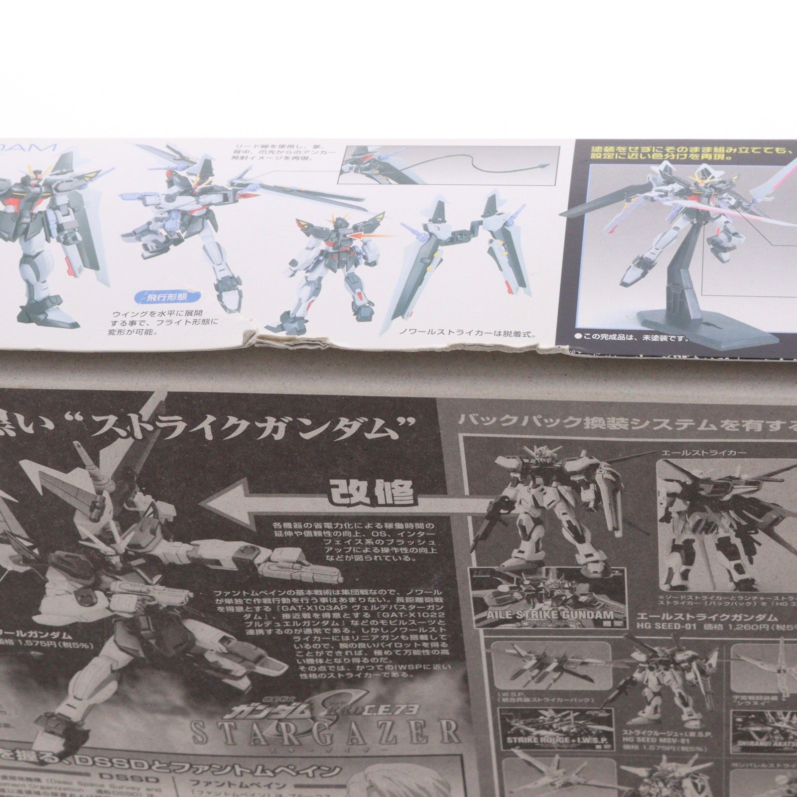 【中古即納】[PTM] HG 1/144 GAT-X105E ストライクノワールガンダム 機動戦士ガンダムSEED(シード) C.E.73 STARGAZER(スターゲイザー) プラモデル(0143424) バンダイ(20060630)