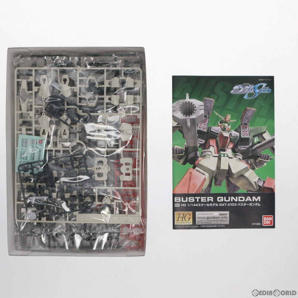 【中古即納】[PTM] HG 1/144 R03 GAT-X103 バスターガンダム 機動戦士ガンダムSEED(シード) プラモデル バンダイ(20111119)