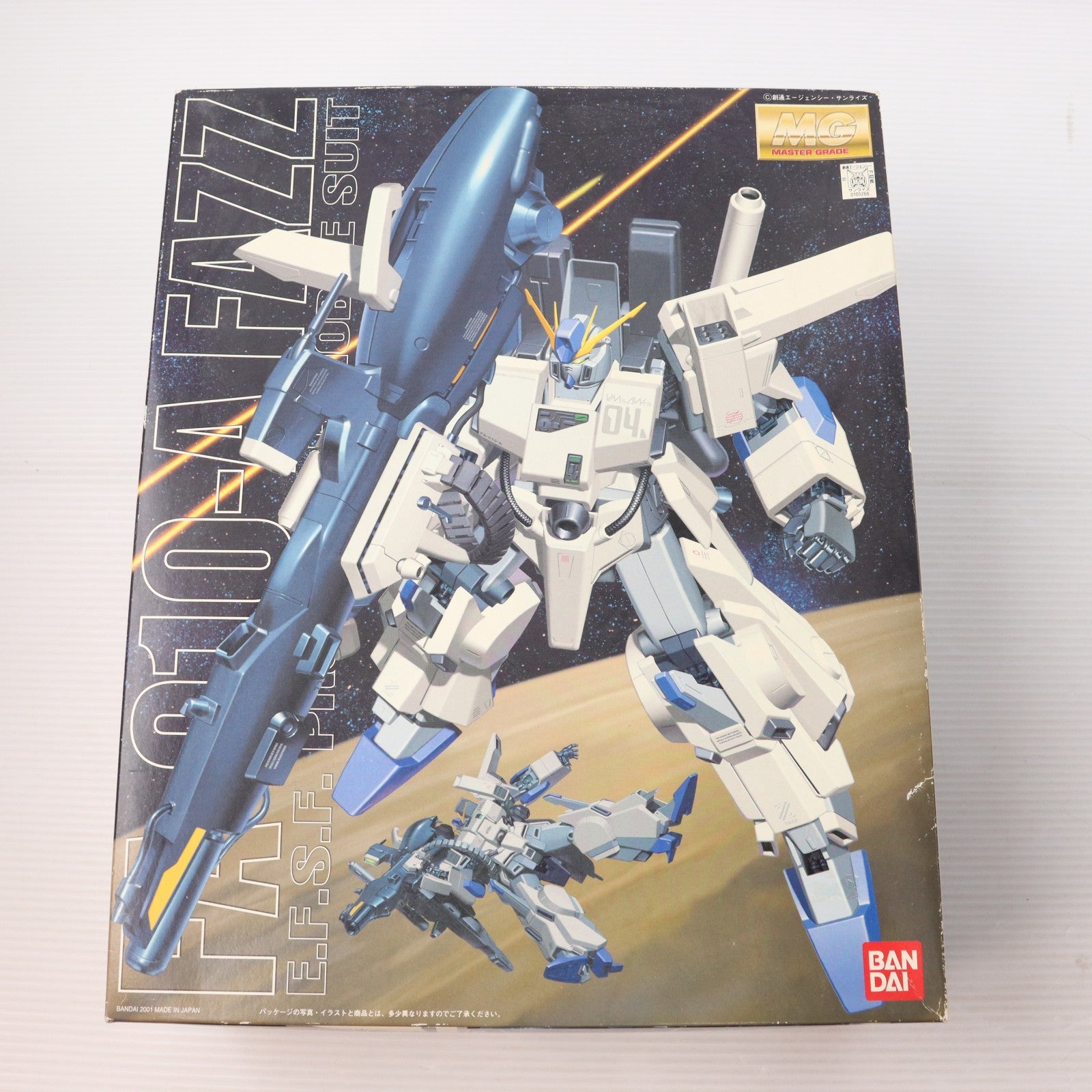 【中古即納】[PTM] MG 1/100 FA-010A FAZZ(ファッツ) ガンダム・センチネル プラモデル(0105266) バンダイ(20010930)