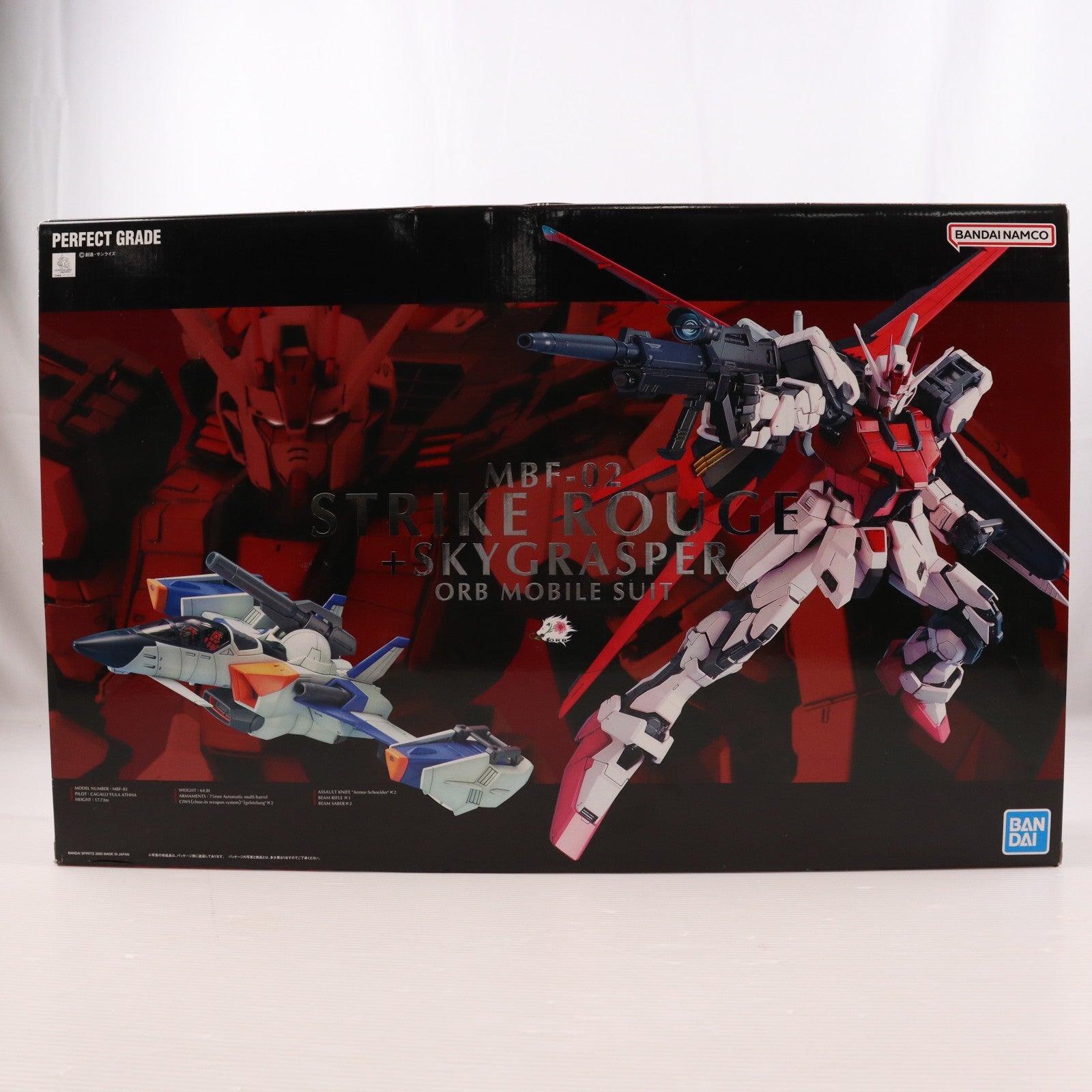 【中古即納】[PTM] (再販) PG 1/60 MBF-02 ストライクルージュ+スカイグラスパー 機動戦士ガンダムSEED(シード) プラモデル(5064234) バンダイスピリッツ(20241225)
