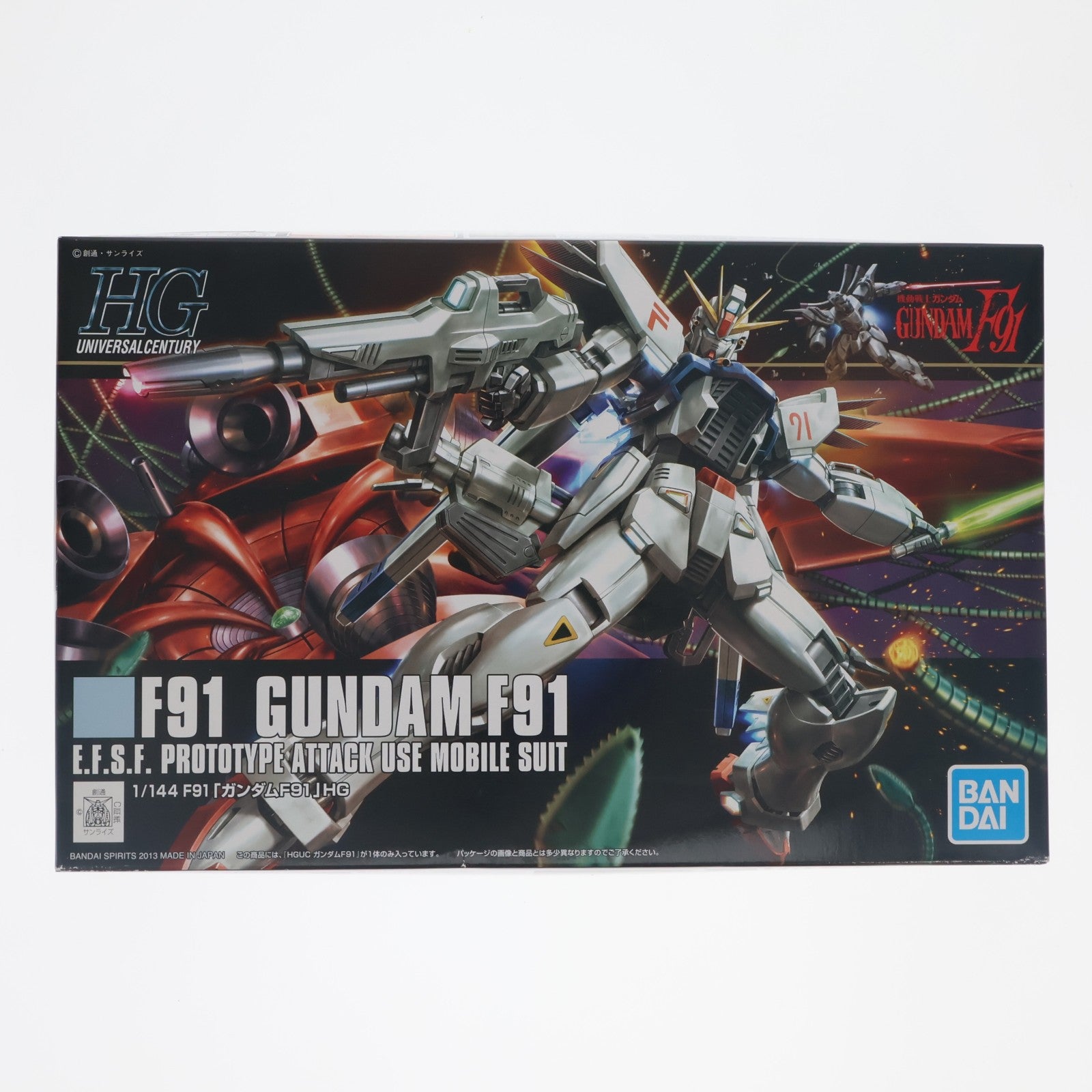 【中古即納】[PTM] (再販) HGUC 1/144 F91 ガンダムF91 機動戦士ガンダムF91 シリーズ No.167 プラモデル(5057955) バンダイスピリッツ(20251210)