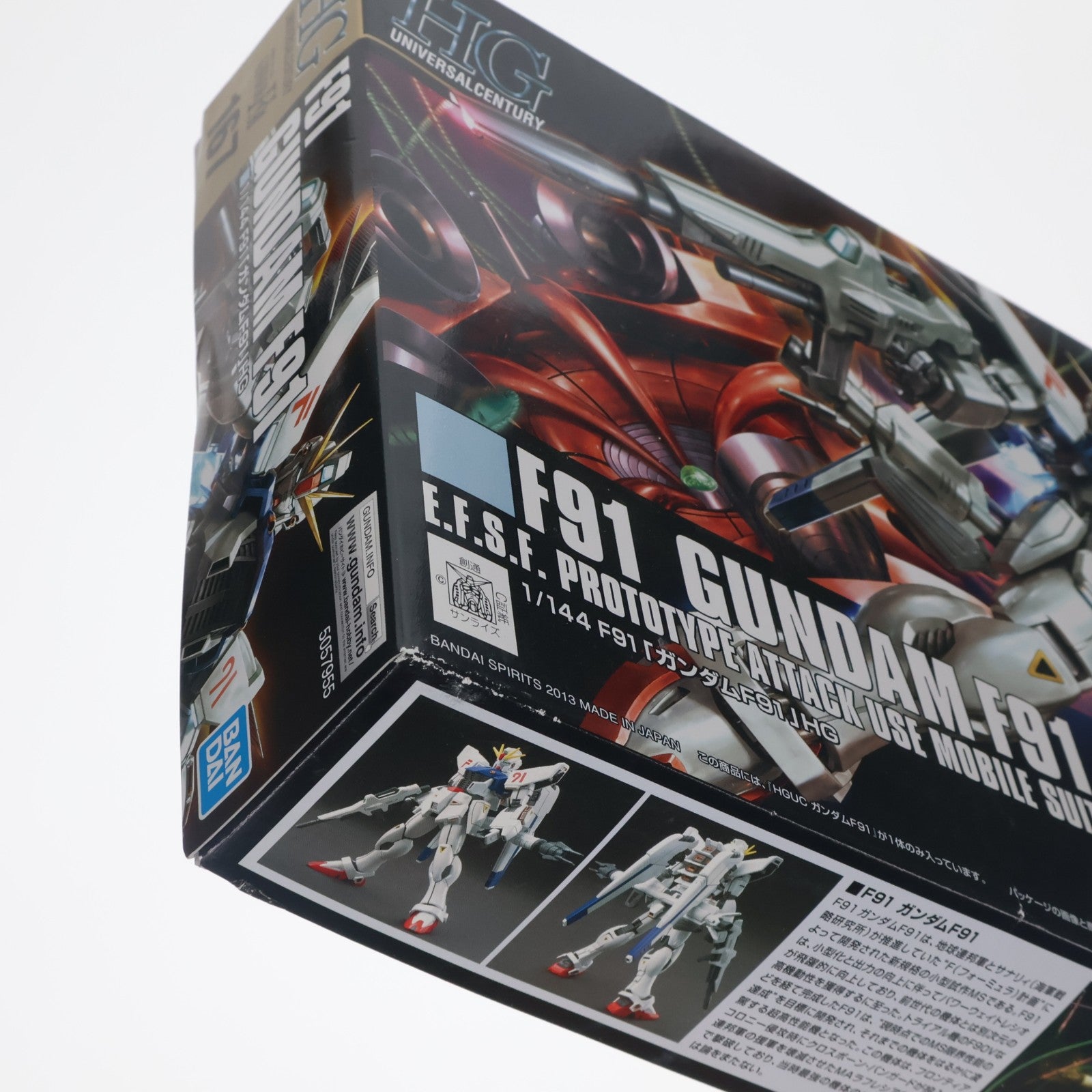 【中古即納】[PTM] (再販) HGUC 1/144 F91 ガンダムF91 機動戦士ガンダムF91 シリーズ No.167 プラモデル(5057955) バンダイスピリッツ(20251210)