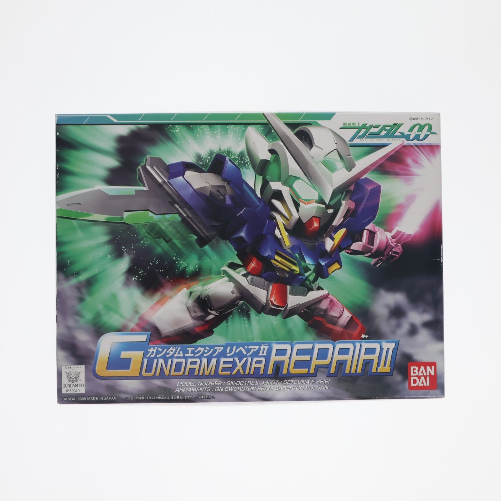 【中古即納】[PTM] SDガンダム BB戦士 334 ガンダム エクシアリペア II 機動戦士ガンダム00(ダブルオー) プラモデル バンダイ(20171202)