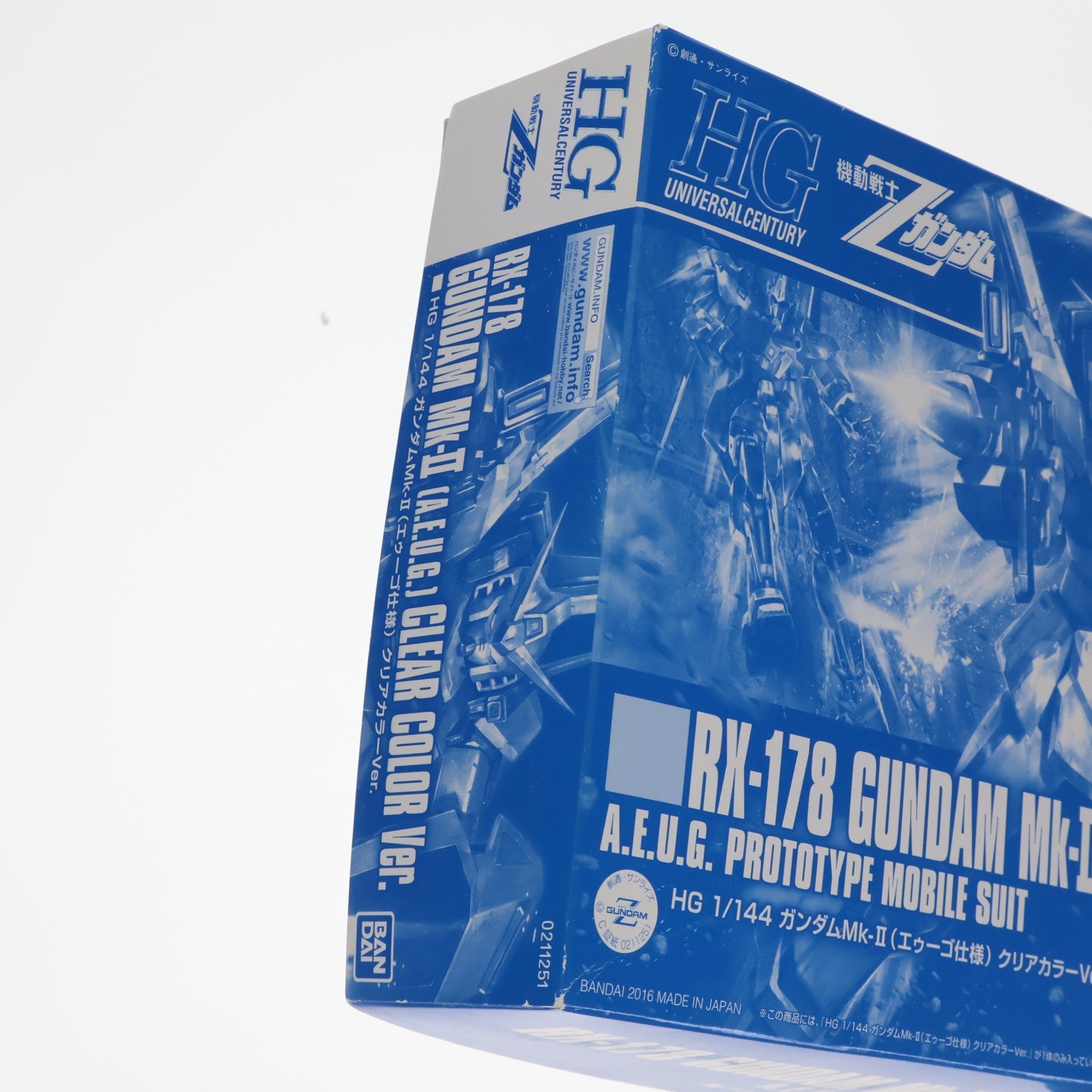 【中古即納】[PTM] イベント限定 HGUC 1/144 REVIVE RX-178 ガンダムMk-II(エゥーゴ仕様) クリアカラーVer. 機動戦士Zガンダム プラモデル(0211251) バンダイ(19991231)