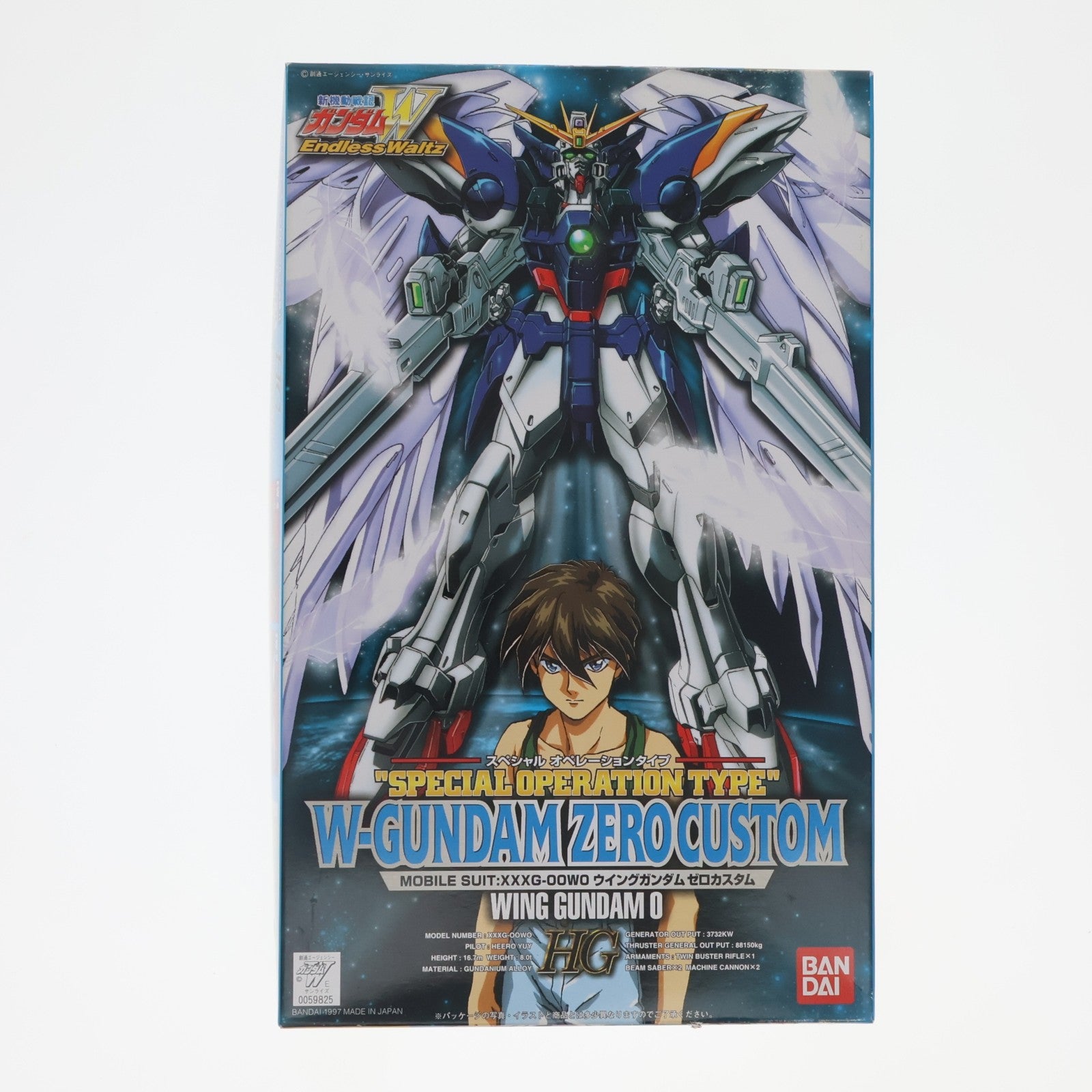 【中古即納】[PTM] HG 1/100 EW-S XXXG-00W0 ウイングガンダムゼロ スペシャルオペレーションタイプ 新機動戦記ガンダムW Endless Waltz(エンドレスワルツ) プラモデル(0059825) バンダイ(19971130)