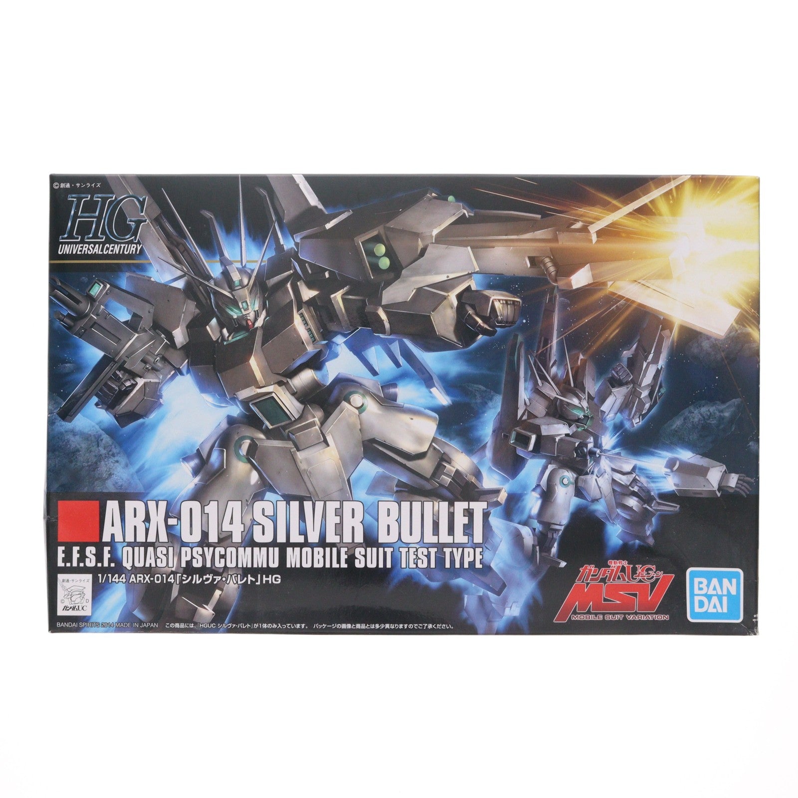 【中古即納】[PTM] (再販) HGUC 1/144 ARX-014 シルヴァ・バレト 機動戦士ガンダムUC(ユニコーン) MSV プラモデル(5055755) バンダイスピリッツ(20251001)