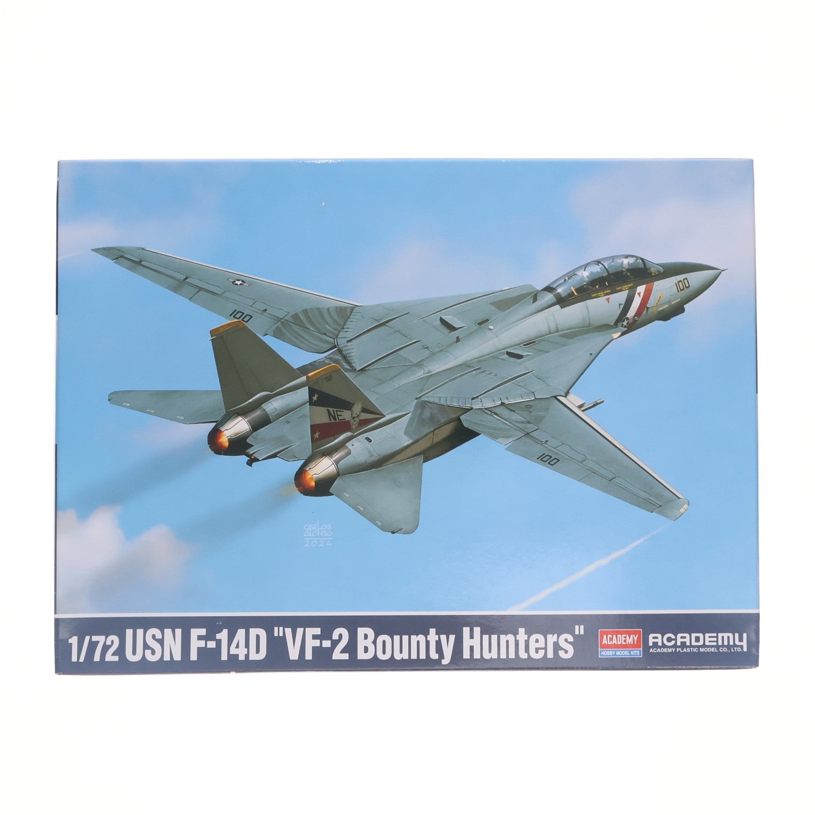 【中古即納】[PTM] 1/72 F-14D スーパートムキャット 『VF-2 バウンティハンターズ』 プラモデル(12590) ACADEMY(アカデミー)(20241101)